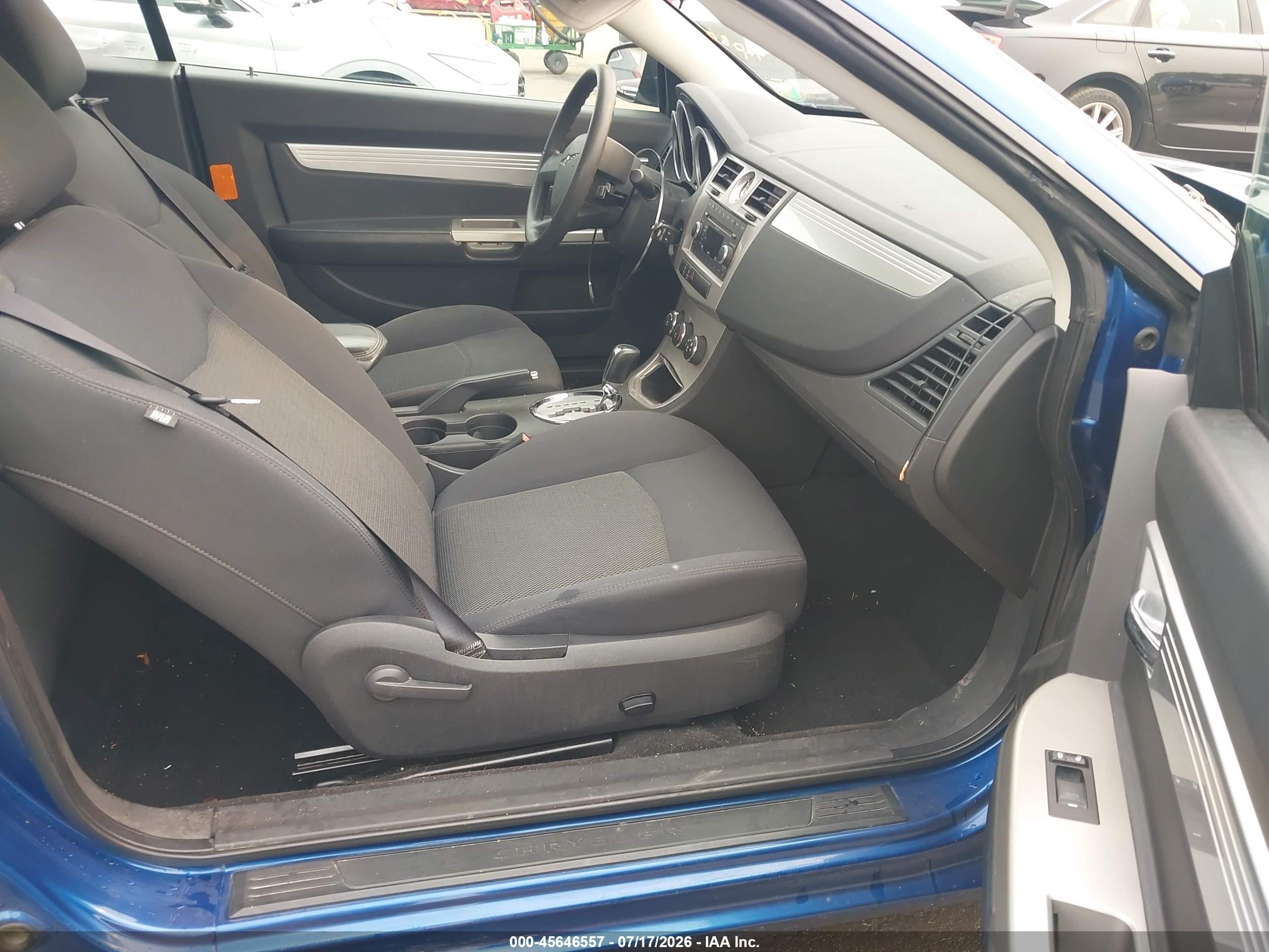 2010 Chrysler Sebring Touring Blue vin: 1C3BC5ED3AN116178