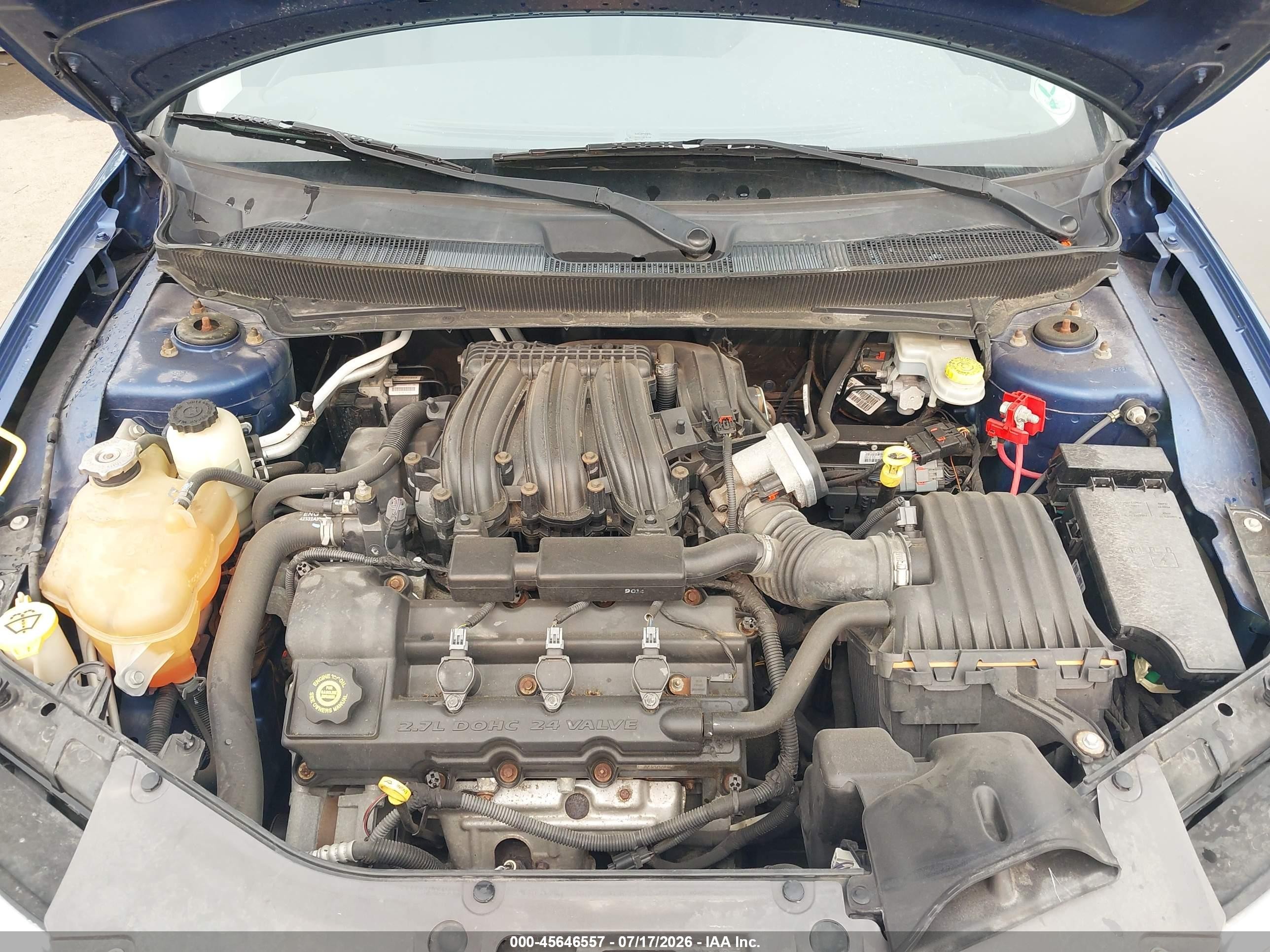 2010 Chrysler Sebring Touring Blue vin: 1C3BC5ED3AN116178