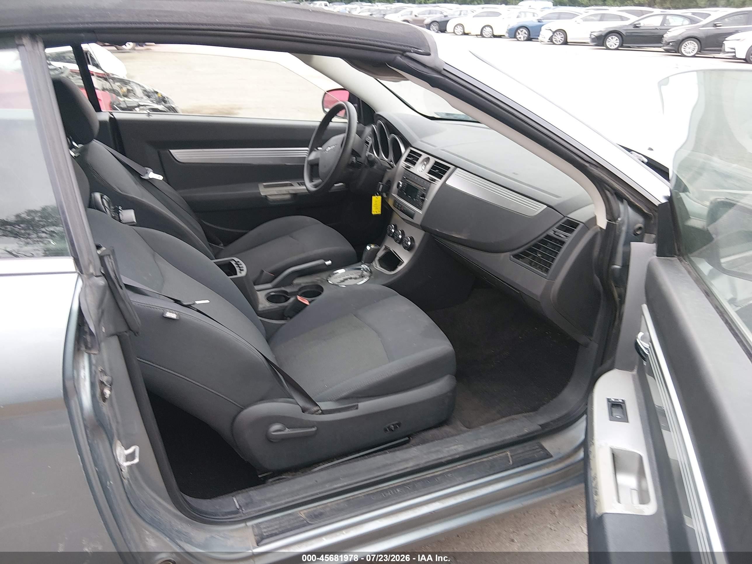 2010 Chrysler Sebring Touring Gray vin: 1C3BC5ED3AN116357