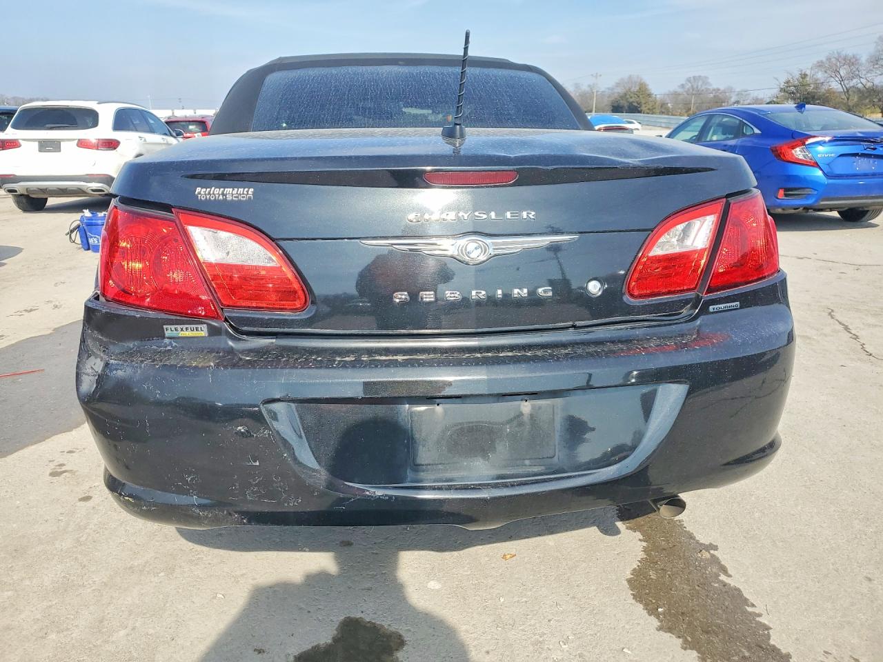 2010 Chrysler Sebring Touring Black vin: 1C3BC5ED8AN142873