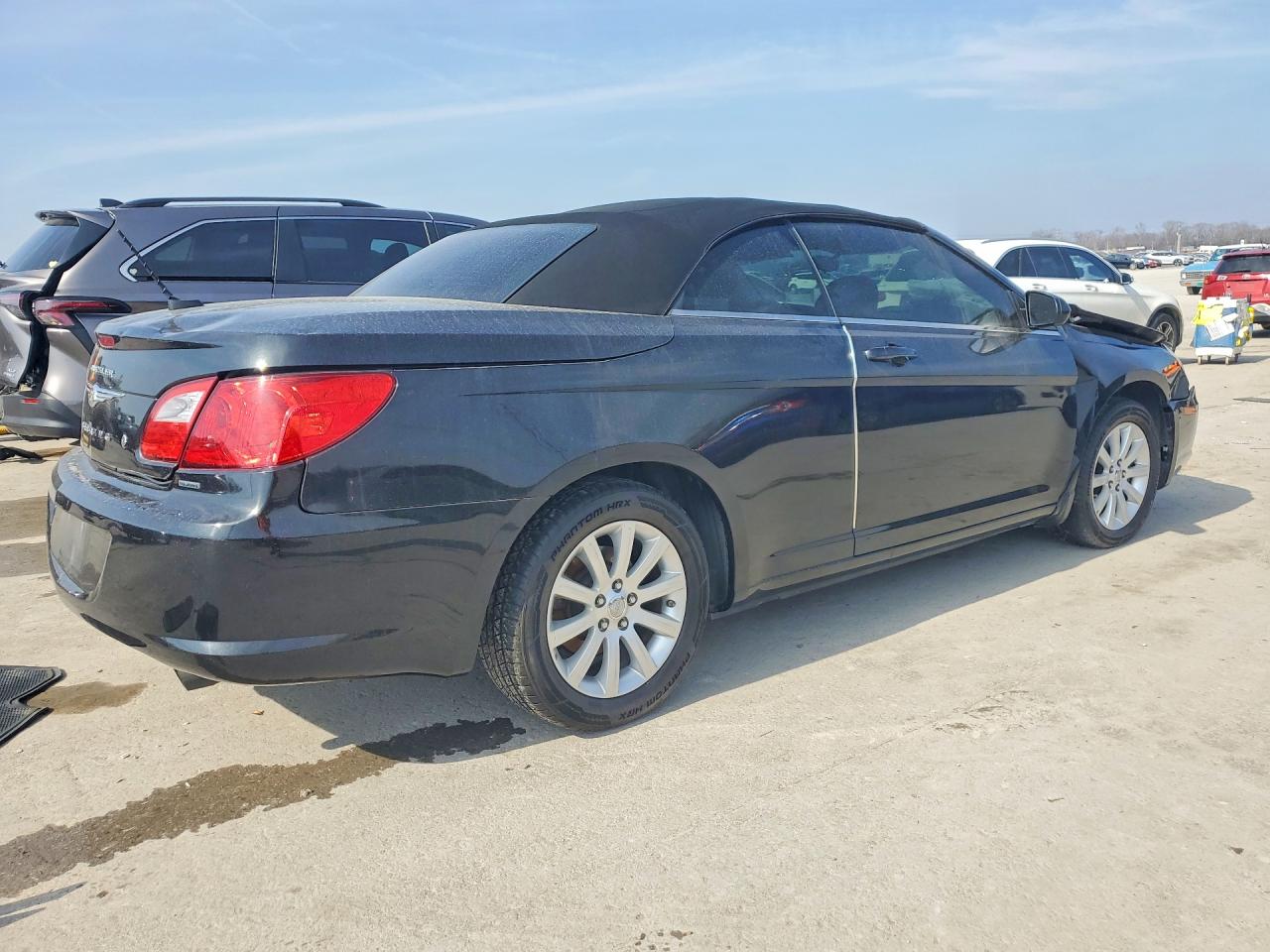 2010 Chrysler Sebring Touring Black vin: 1C3BC5ED8AN142873