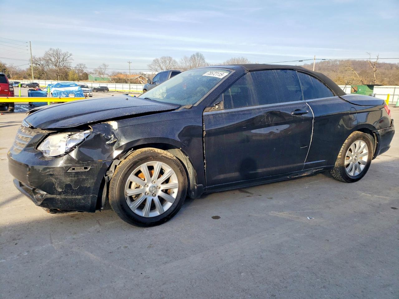 2010 Chrysler Sebring Touring Black vin: 1C3BC5ED8AN142873