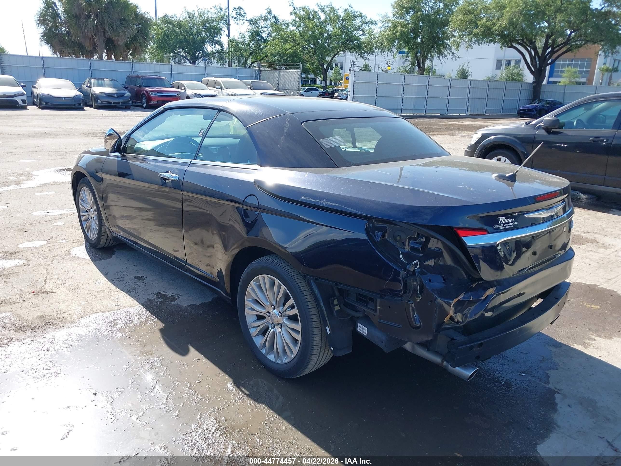 2011 Chrysler 200 Limited Black vin: 1C3BC7EG0BN539677