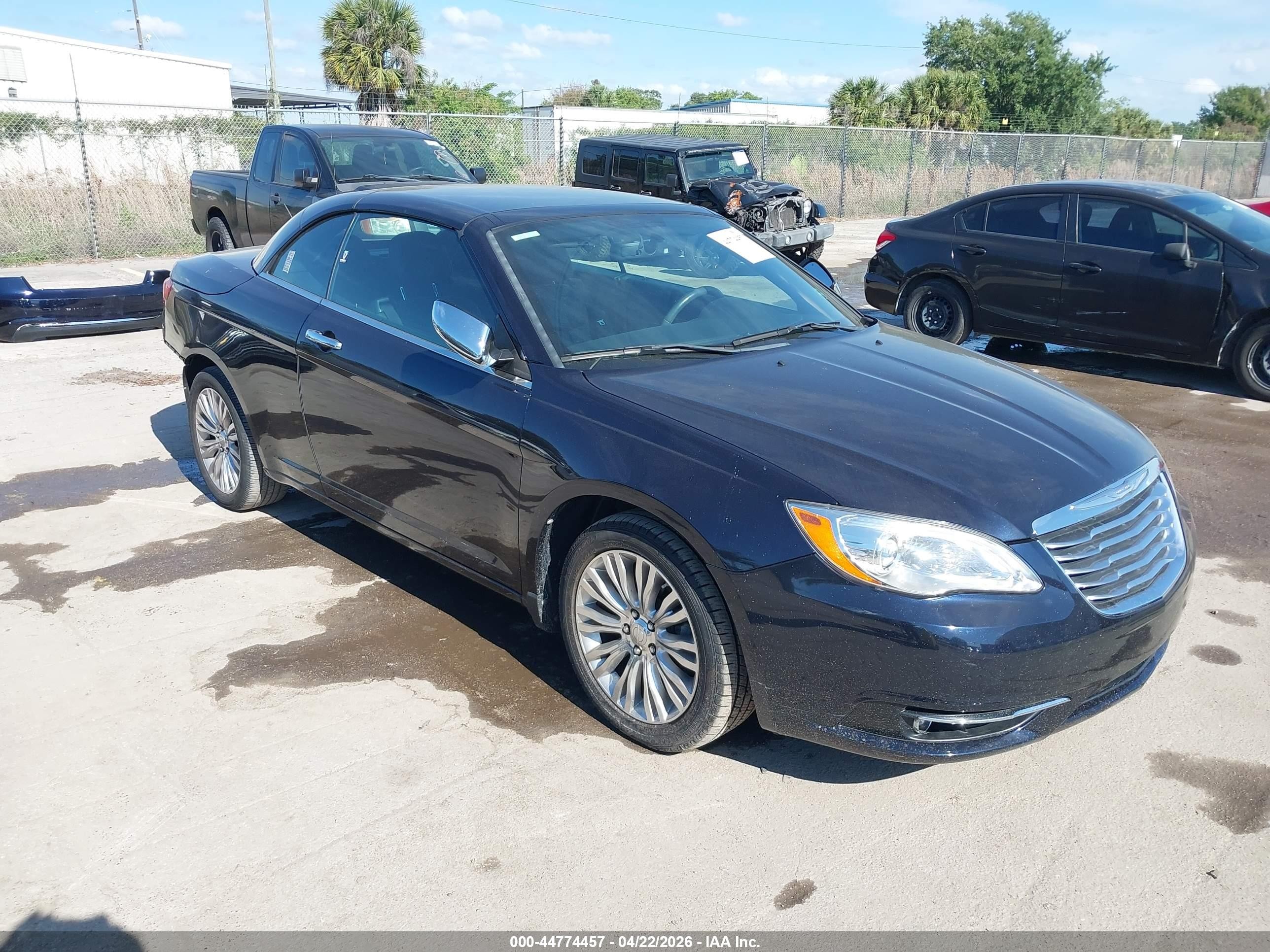 2011 Chrysler 200 Limited Black vin: 1C3BC7EG0BN539677
