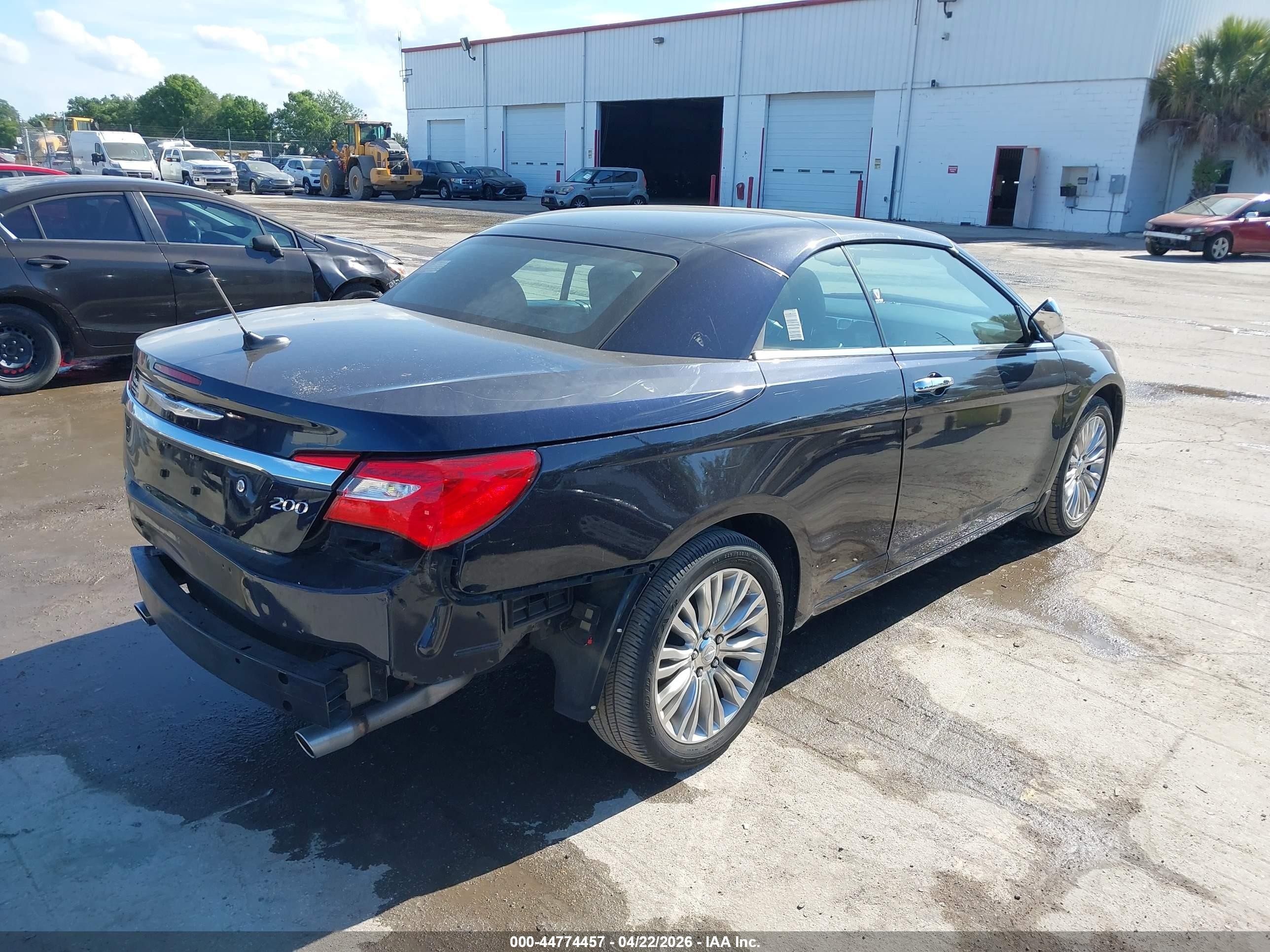 2011 Chrysler 200 Limited Black vin: 1C3BC7EG0BN539677