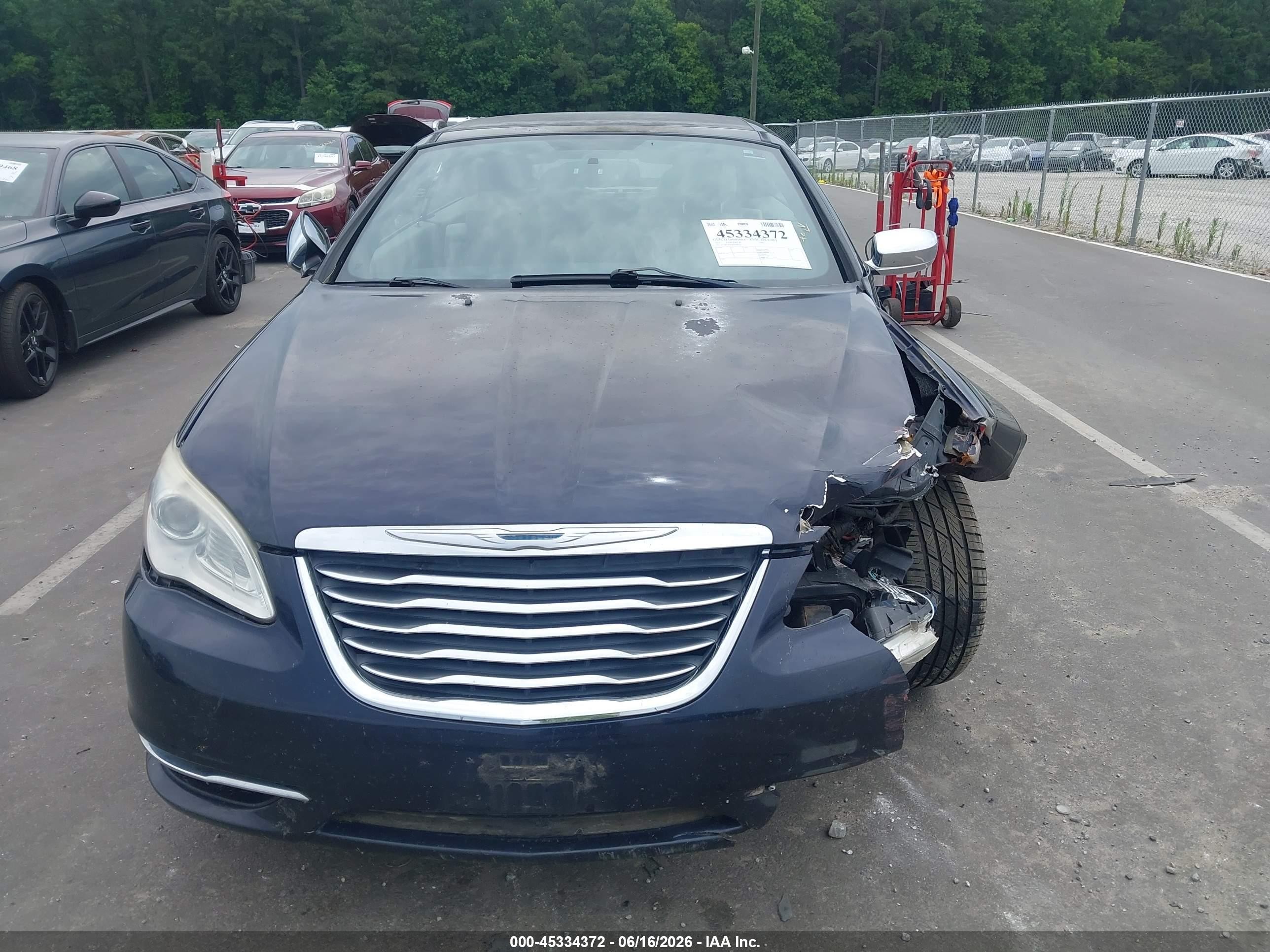 2011 Chrysler 200 Limited Dark Blue vin: 1C3BC7EG0BN546256