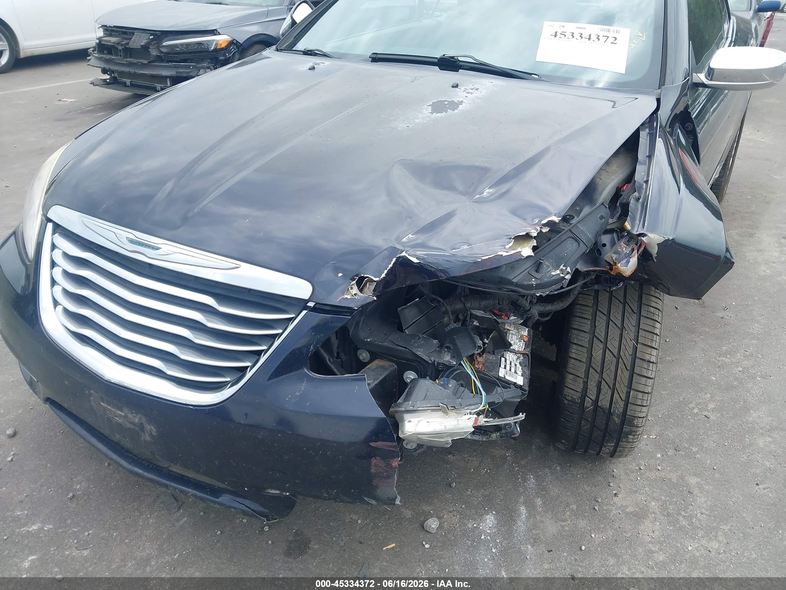 2011 Chrysler 200 Limited Dark Blue vin: 1C3BC7EG0BN546256