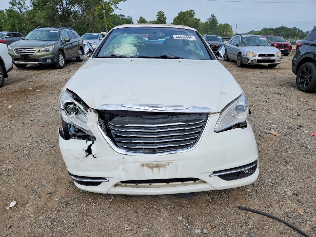 2011 Chrysler 200 Limited White vin: 1C3BC7EG0BN600137