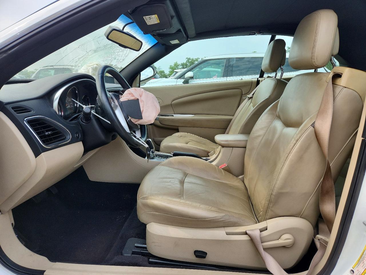 2011 Chrysler 200 Limited White vin: 1C3BC7EG0BN600137