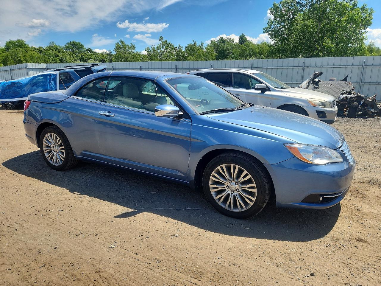 2011 Chrysler 200 Limited Blue vin: 1C3BC7EG2BN614315