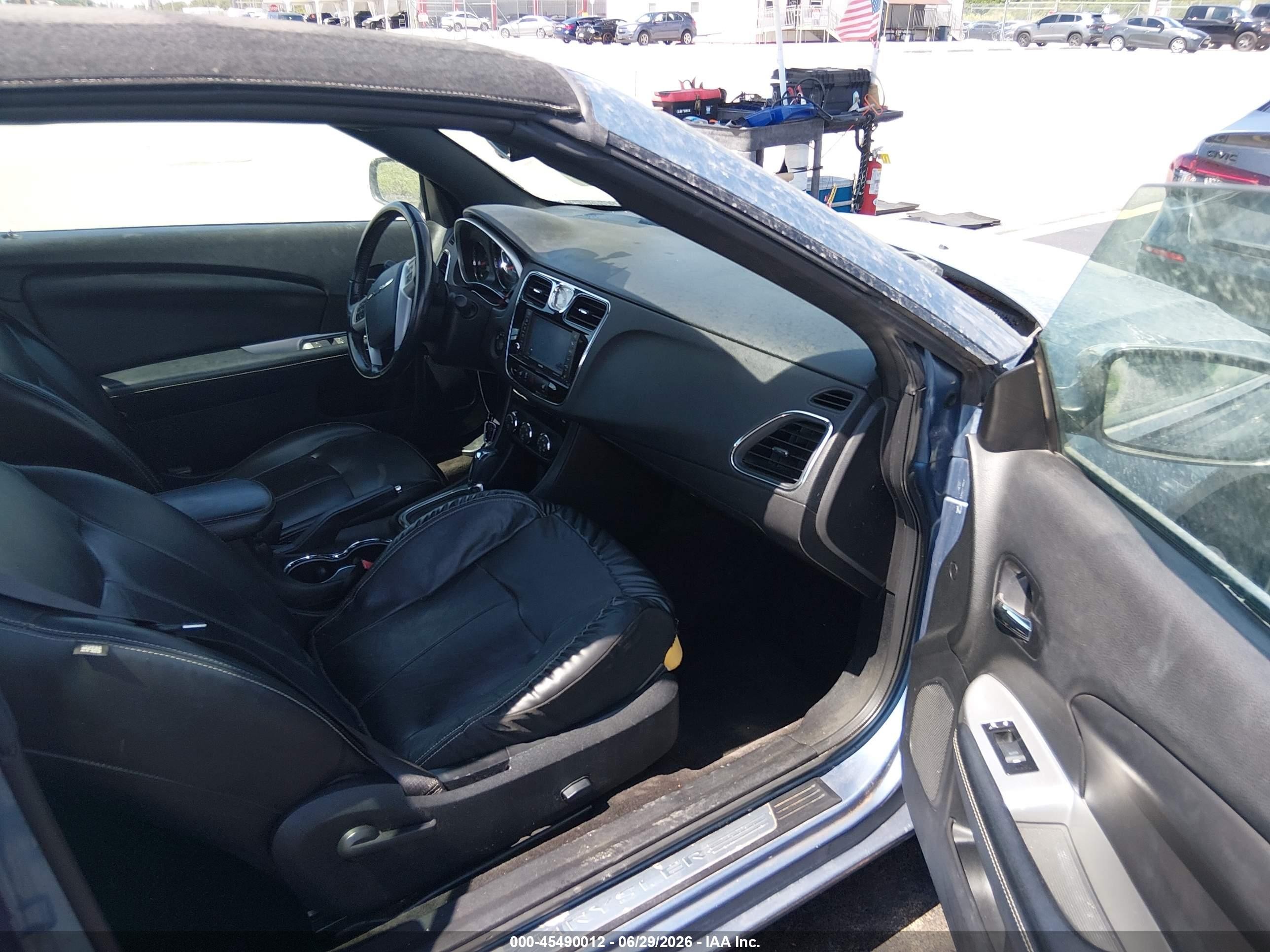 2011 Chrysler 200 Limited Blue vin: 1C3BC7EG3BN598335