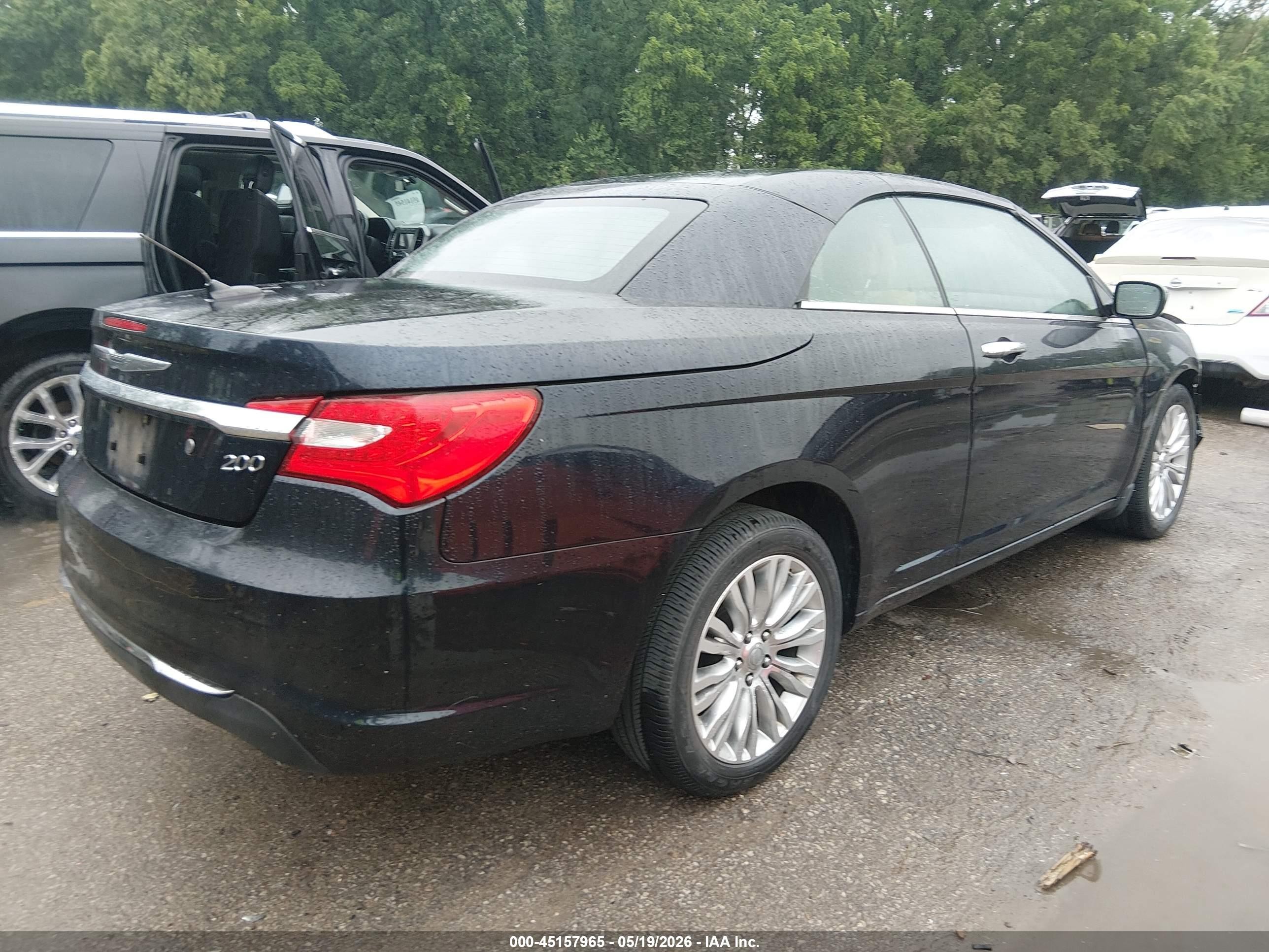 2011 Chrysler 200 Limited Dark Blue vin: 1C3BC7EG4BN580023