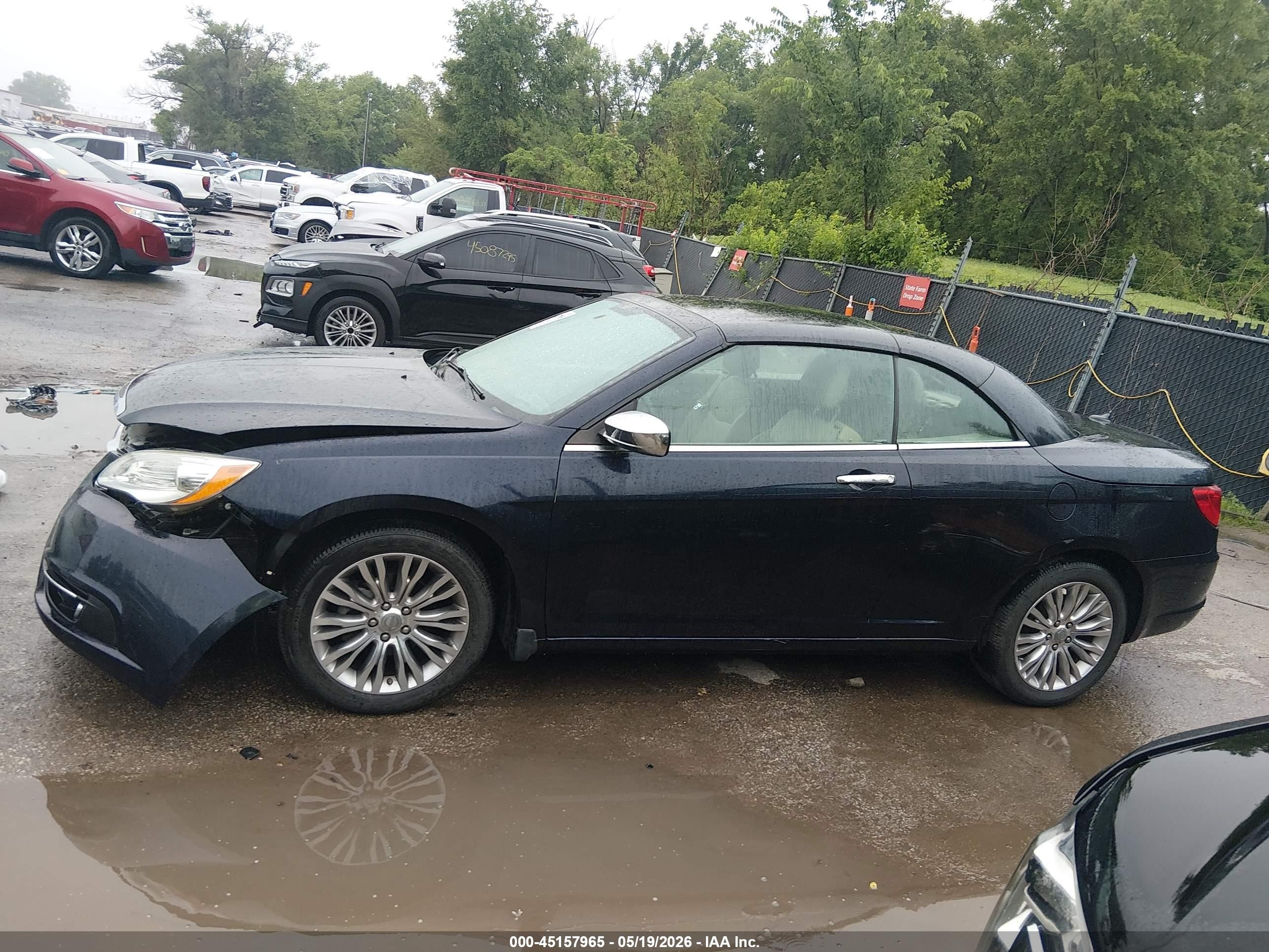 2011 Chrysler 200 Limited Dark Blue vin: 1C3BC7EG4BN580023