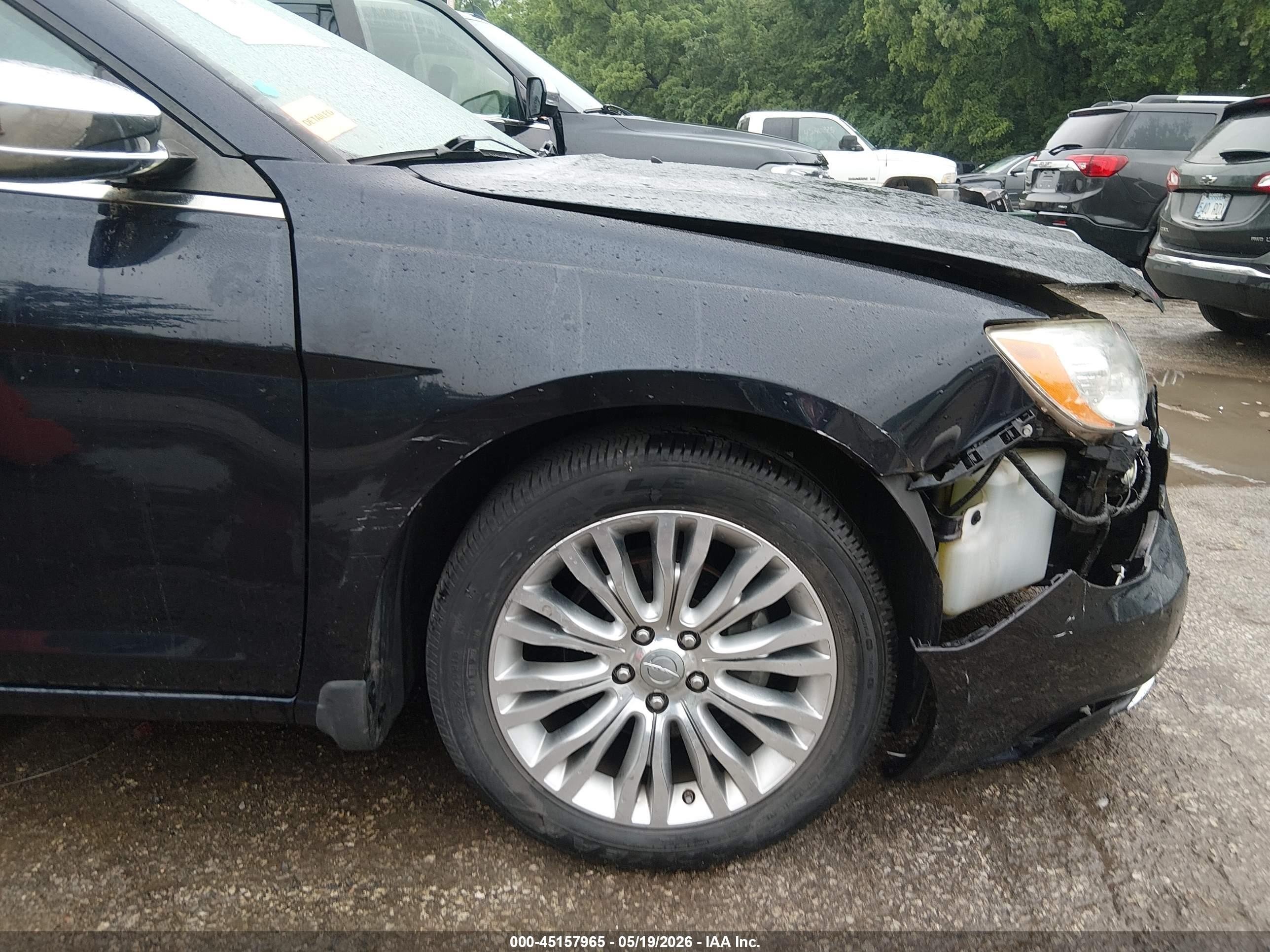 2011 Chrysler 200 Limited Dark Blue vin: 1C3BC7EG4BN580023