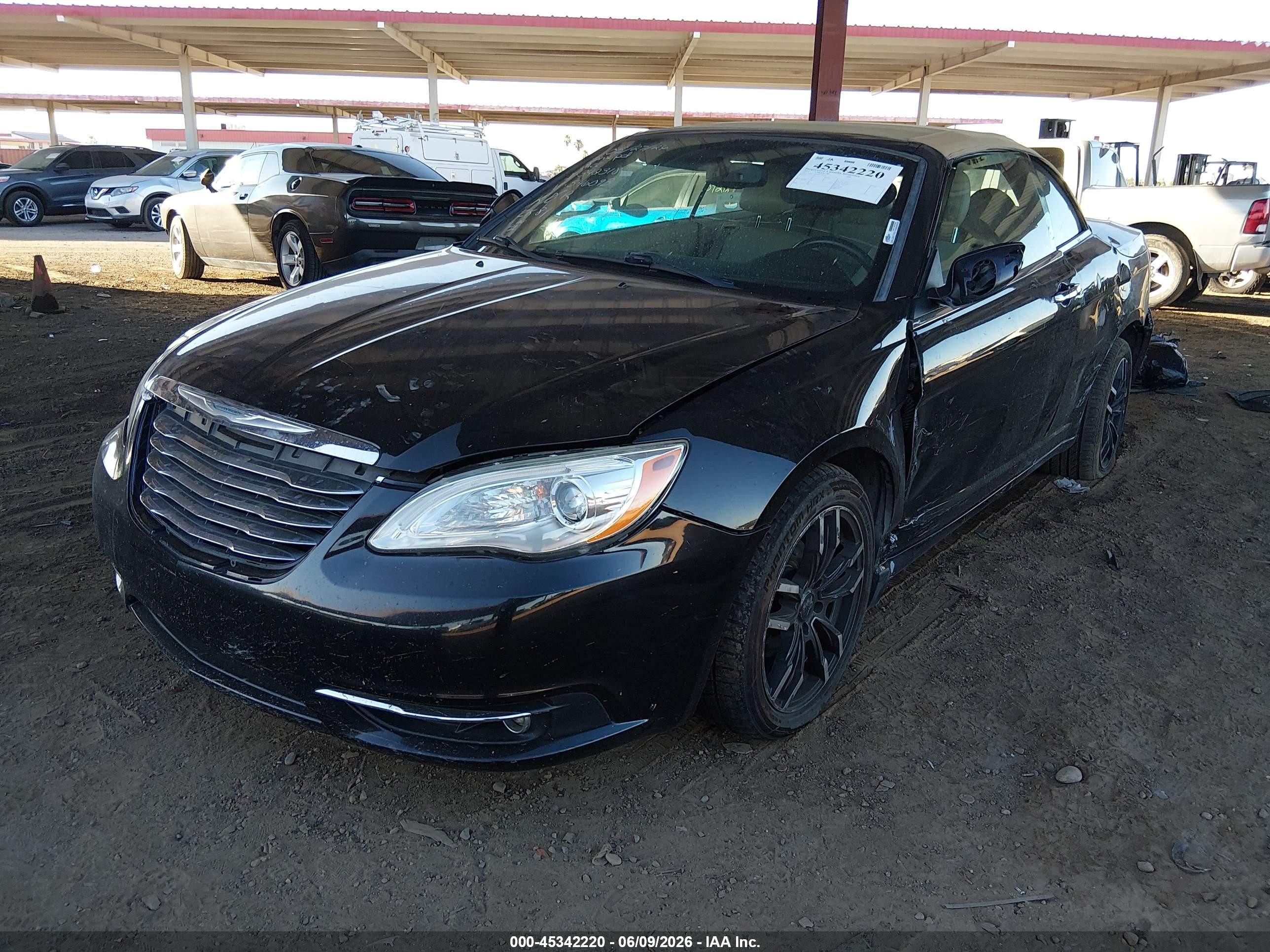 2011 Chrysler 200 Limited Black vin: 1C3BC7EG9BN546093