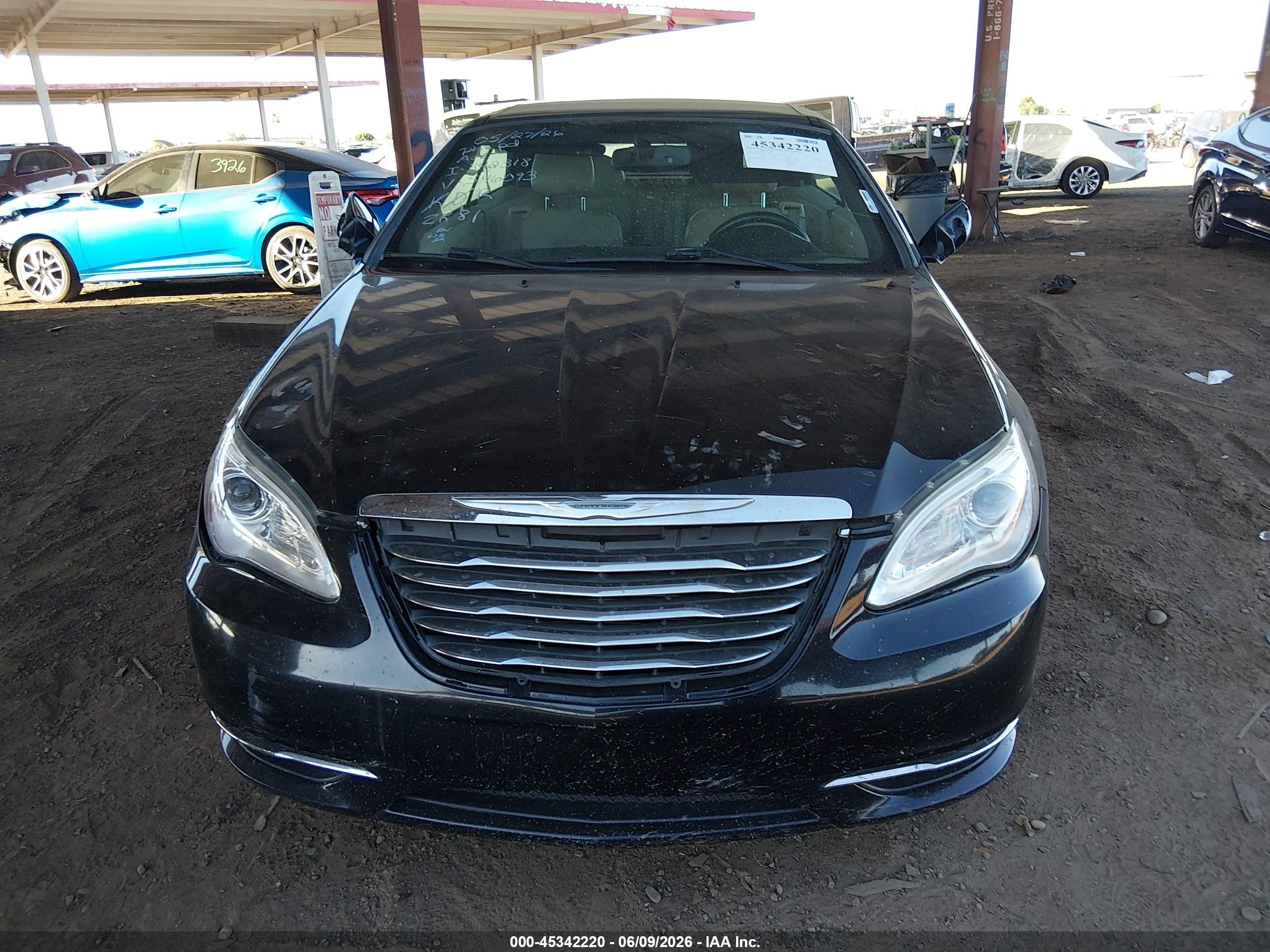 2011 Chrysler 200 Limited Black vin: 1C3BC7EG9BN546093