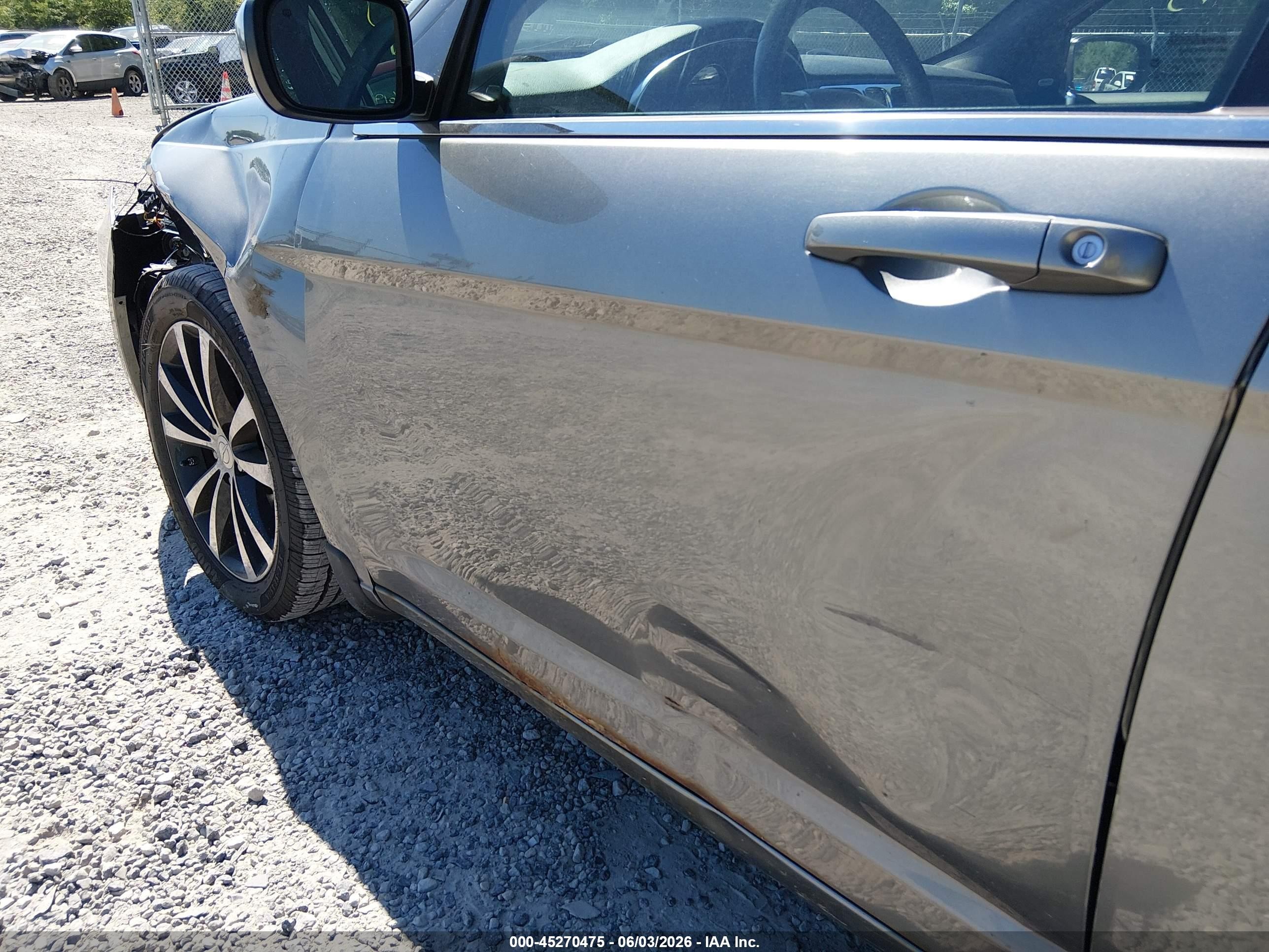 2011 Chrysler 200 S Gray vin: 1C3BC8FG6BN613396