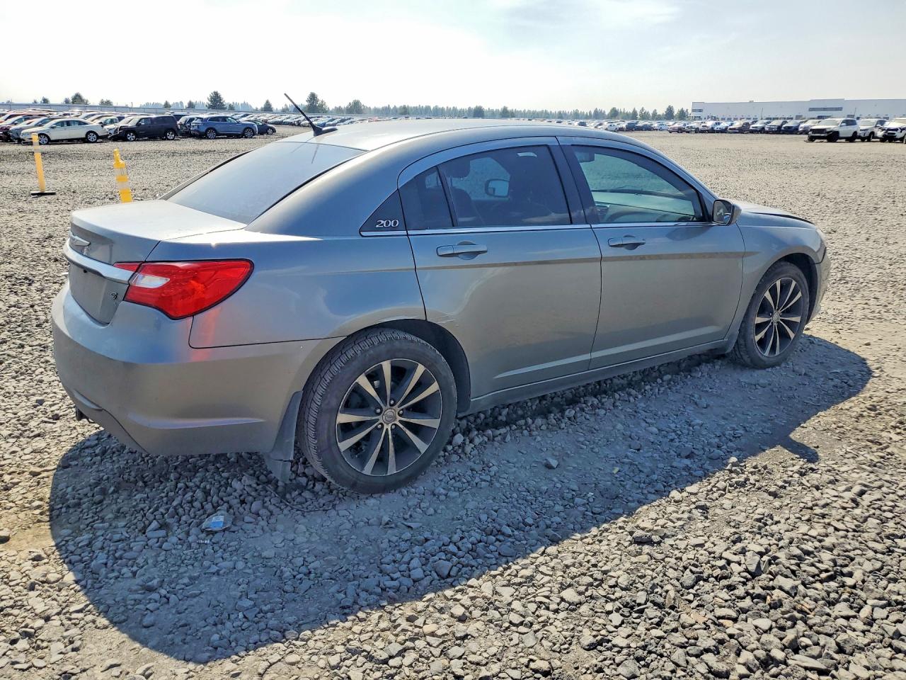 2011 Chrysler 200 S Серый vin: 1C3BC8FG8BN596956