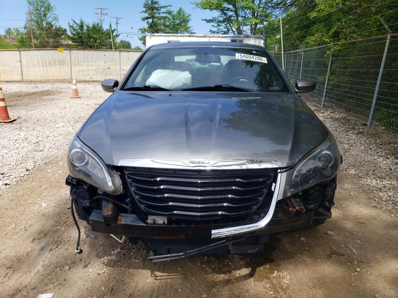 2011 Chrysler 200 S Gray vin: 1C3BC8FGXBN577471