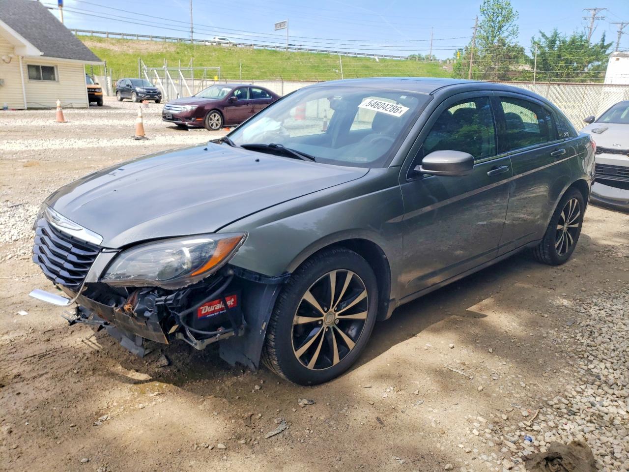 2011 Chrysler 200 S Gray vin: 1C3BC8FGXBN577471