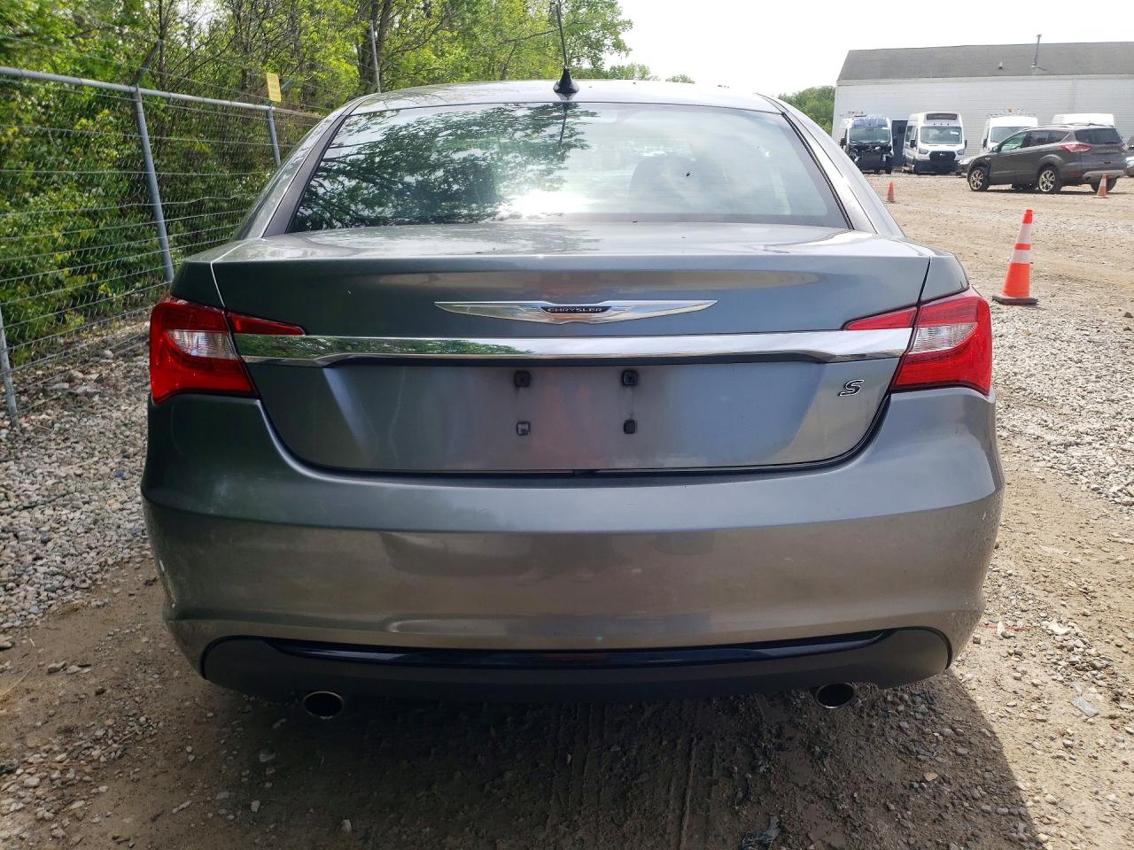 2011 Chrysler 200 S Gray vin: 1C3BC8FGXBN577471