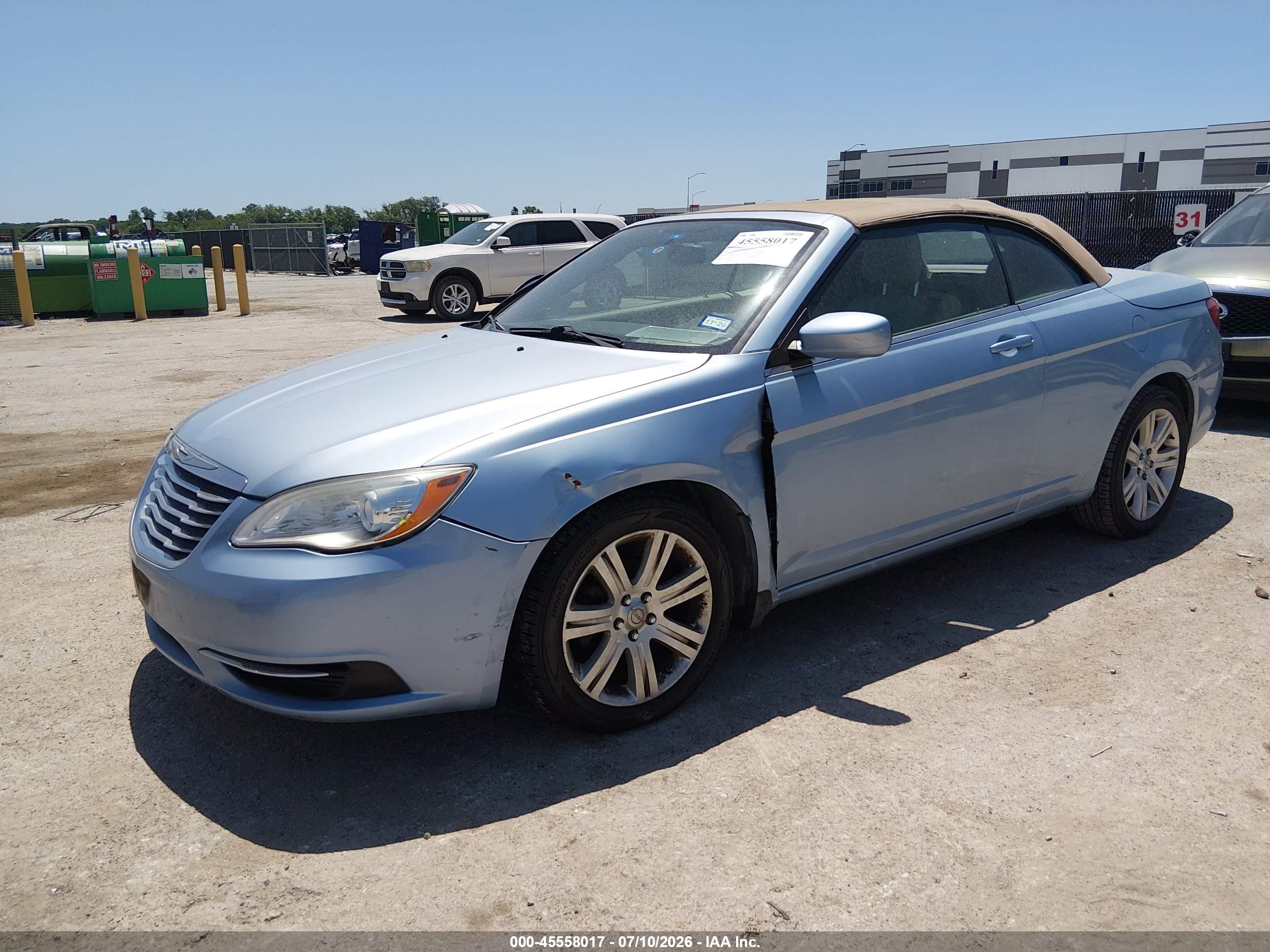 2012 Chrysler 200 Touring Blue vin: 1C3BCBEB0CN283338