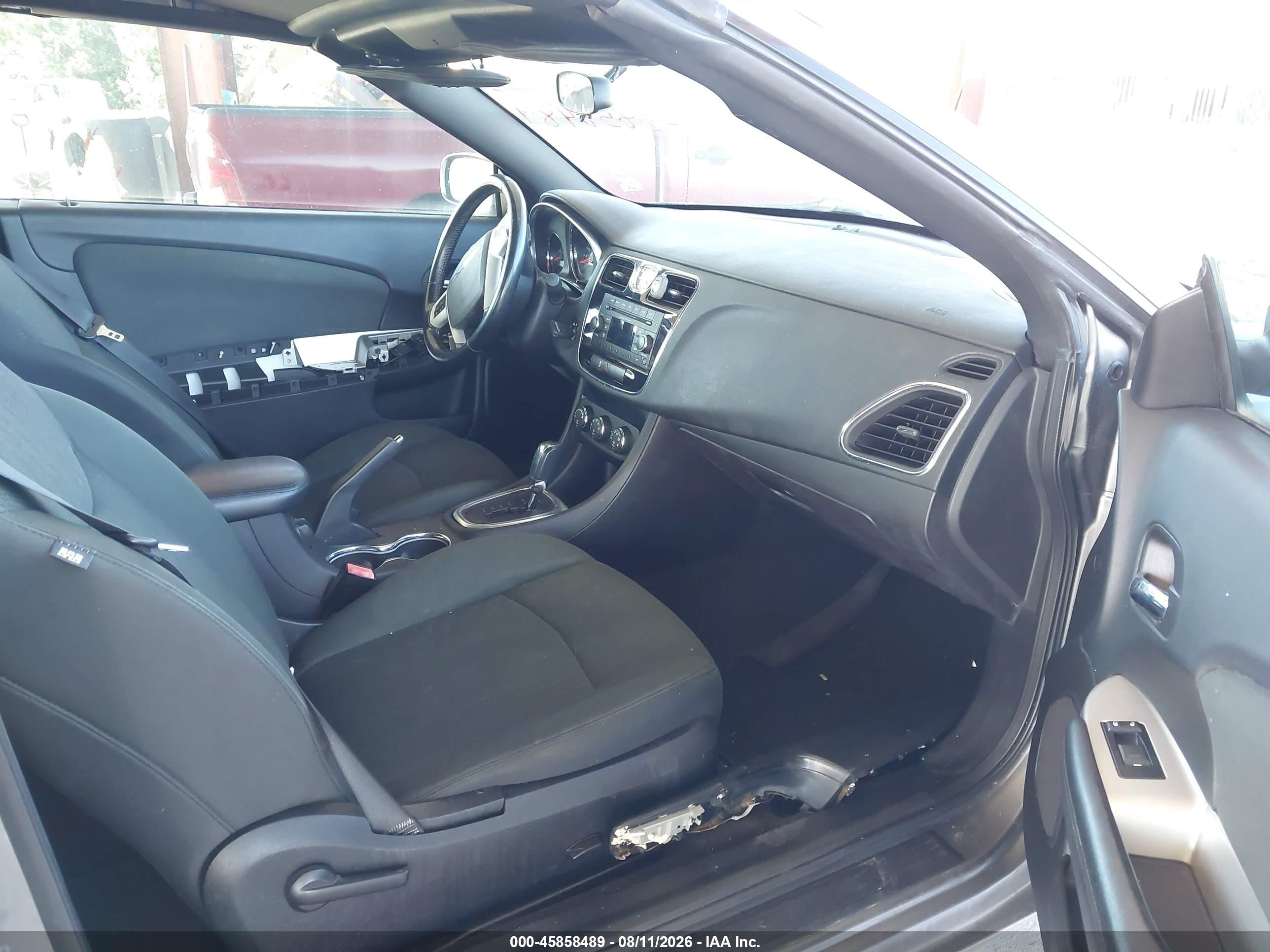2012 Chrysler 200 Touring Gray vin: 1C3BCBEB5CN115954