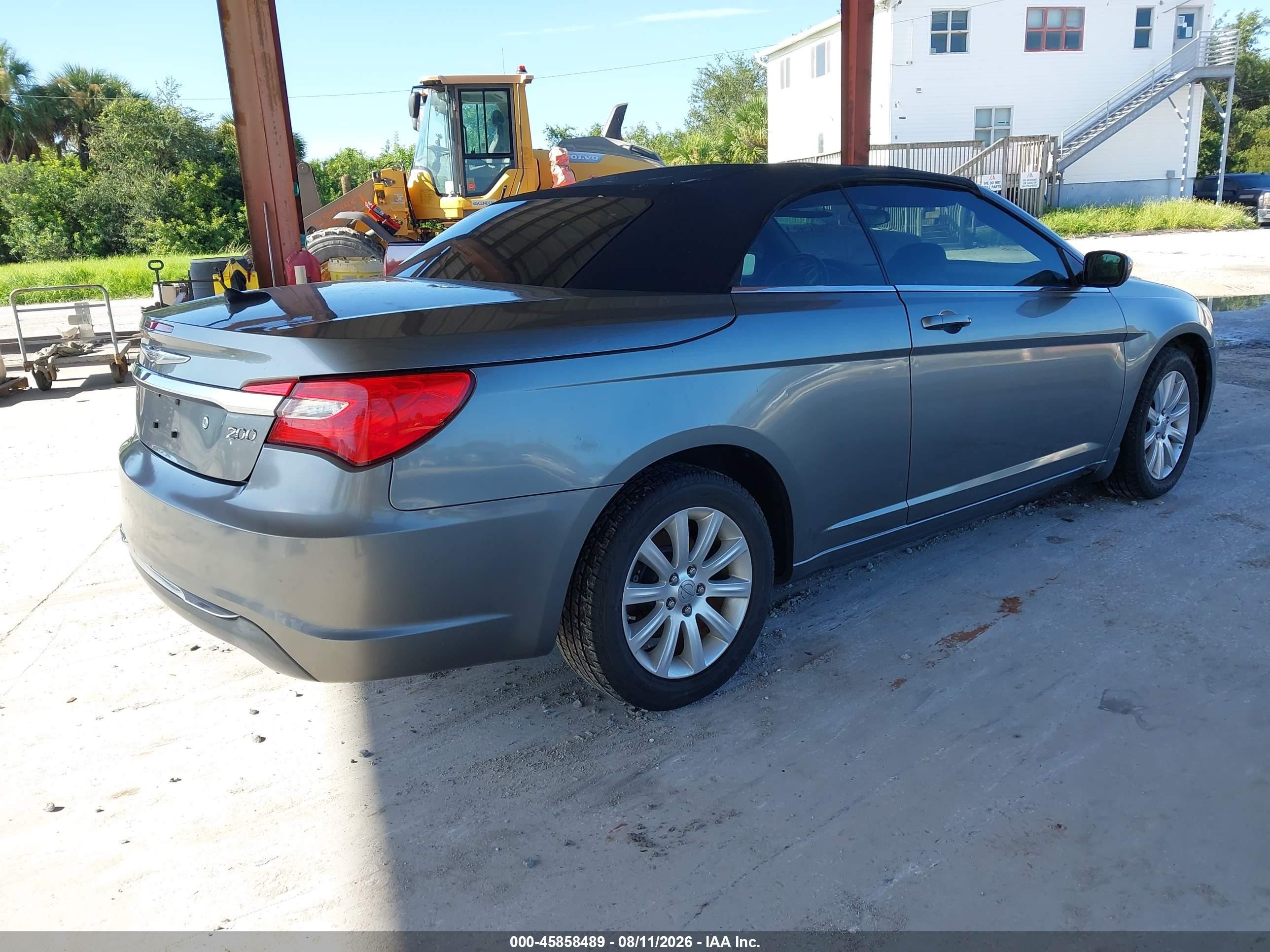 2012 Chrysler 200 Touring Gray vin: 1C3BCBEB5CN115954