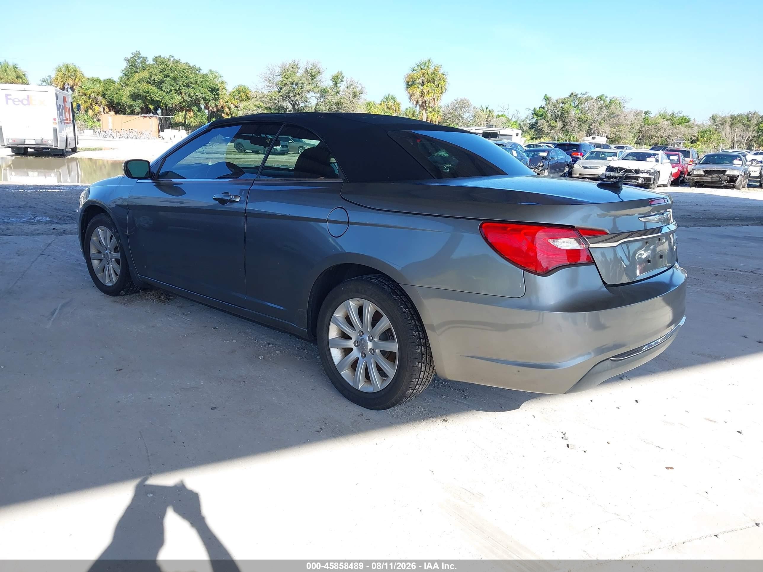 2012 Chrysler 200 Touring Gray vin: 1C3BCBEB5CN115954