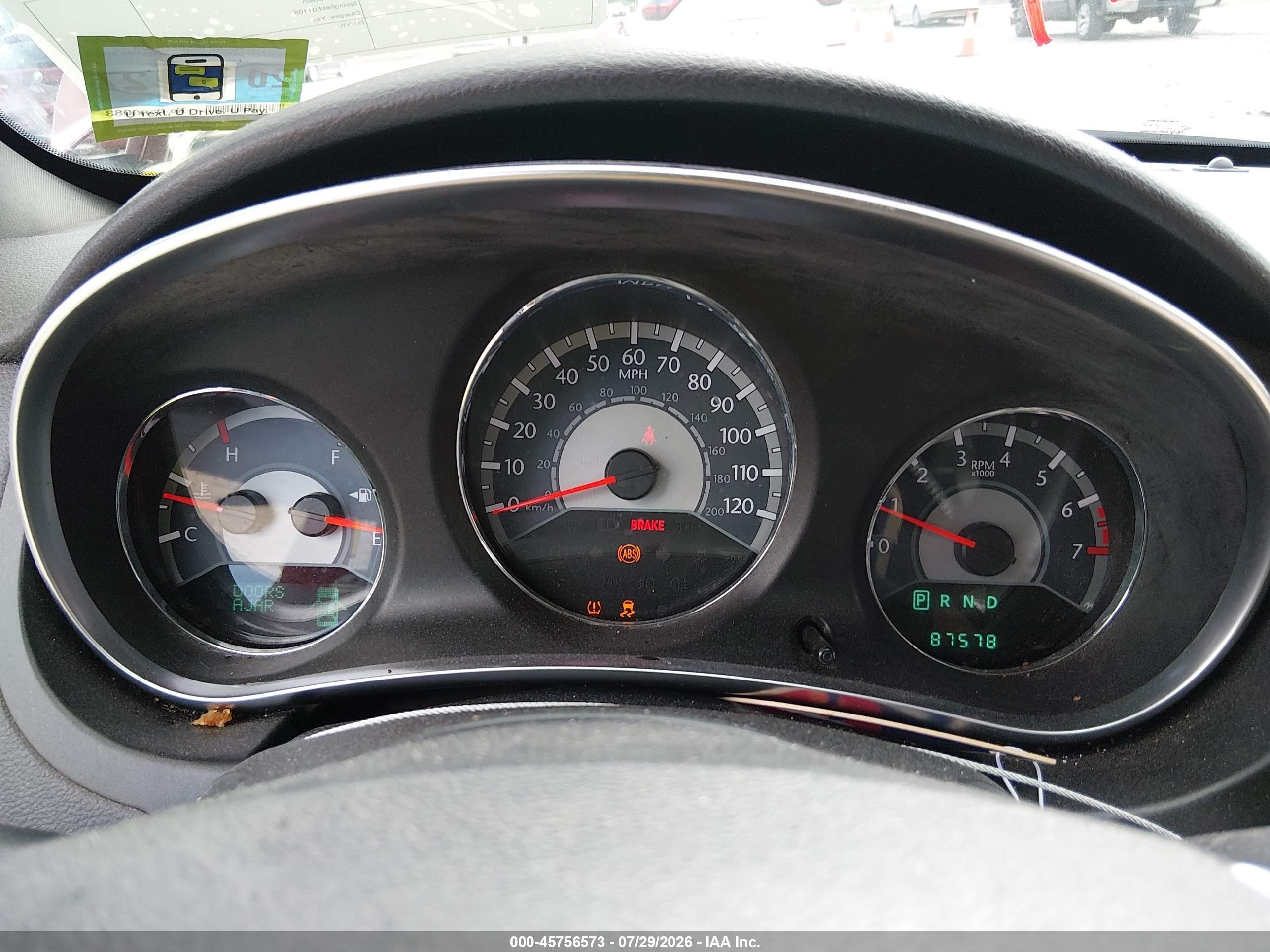 2012 Chrysler 200 Touring Red vin: 1C3BCBEB5CN142846