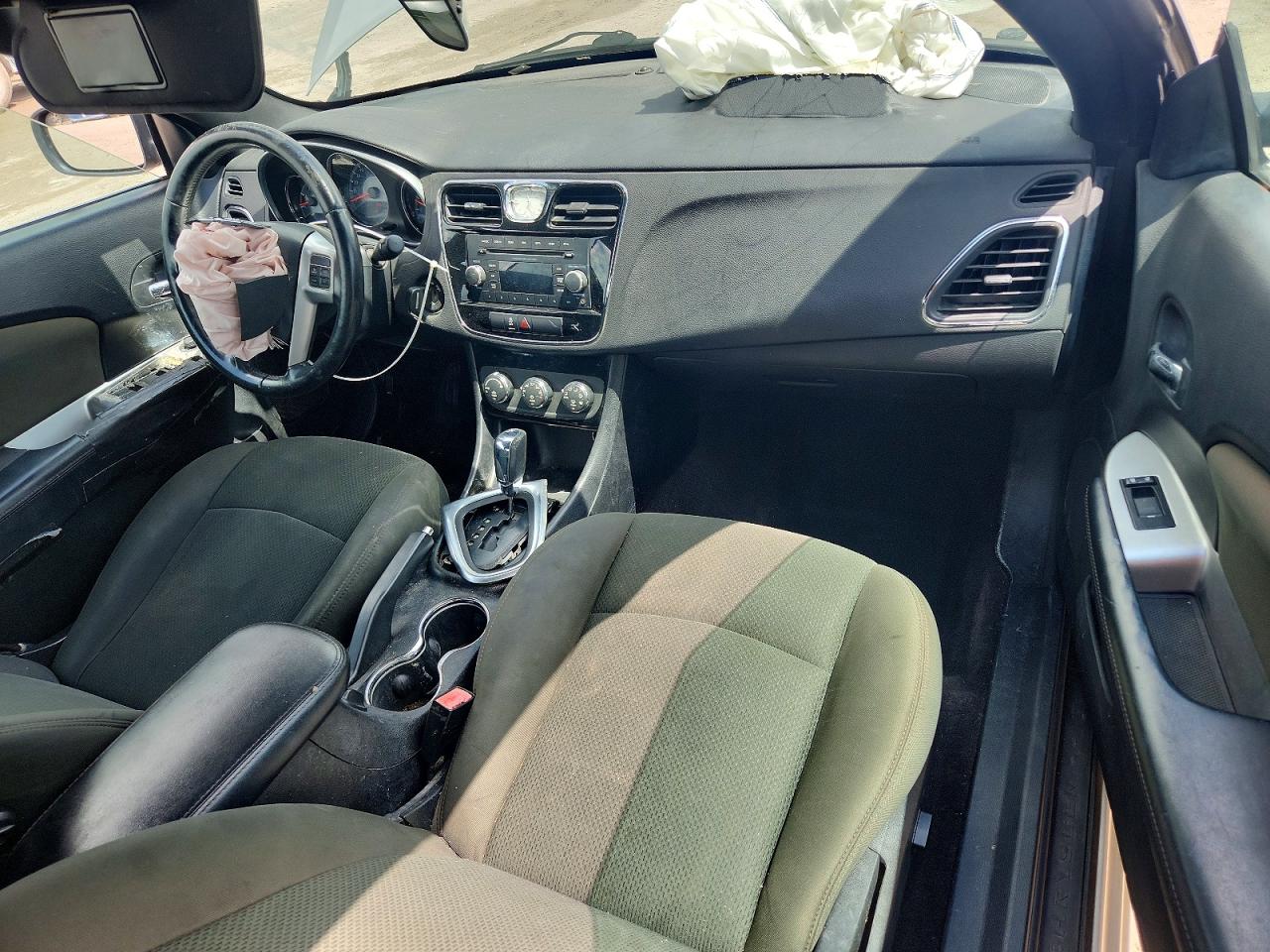 2012 Chrysler 200 Touring Silver vin: 1C3BCBEB6CN160384