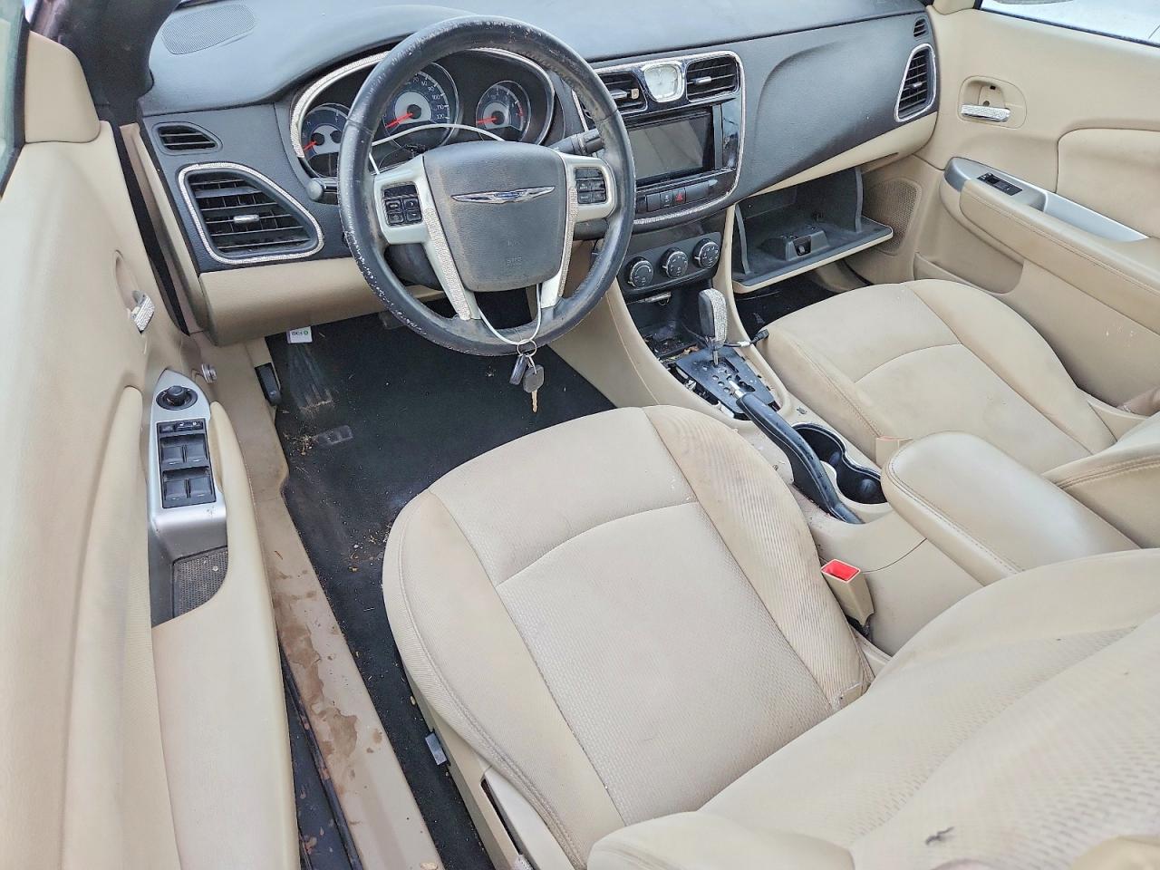 2013 Chrysler 200 Touring Silver vin: 1C3BCBEB9DN511595