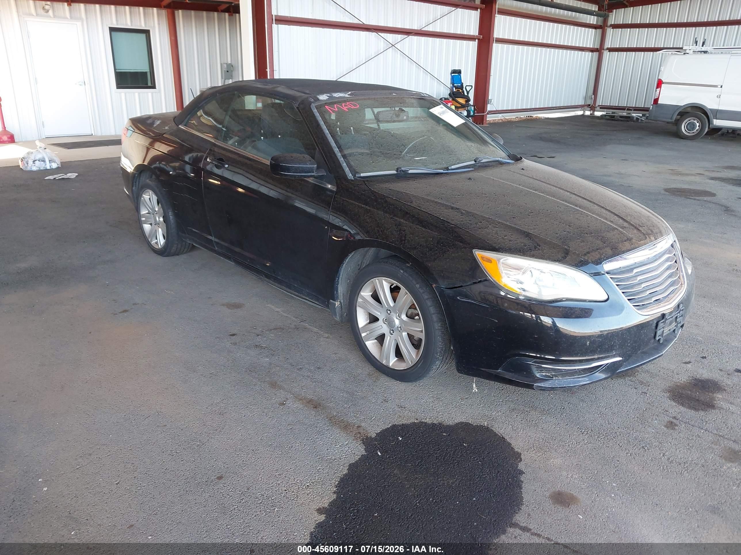 2013 Chrysler 200 Touring Black vin: 1C3BCBEB9DN676367