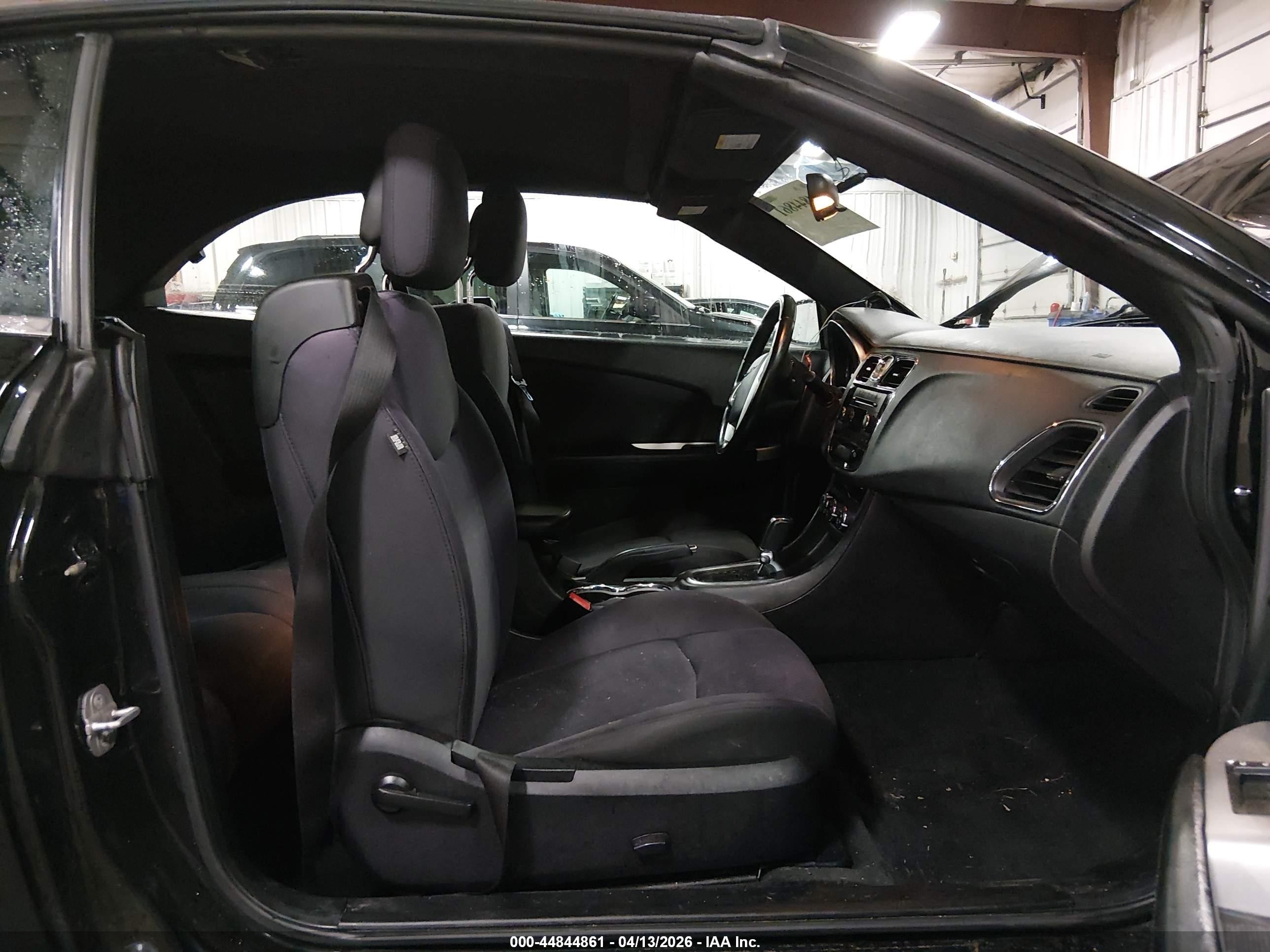 2014 Chrysler 200 Touring Black vin: 1C3BCBEBXEN158236