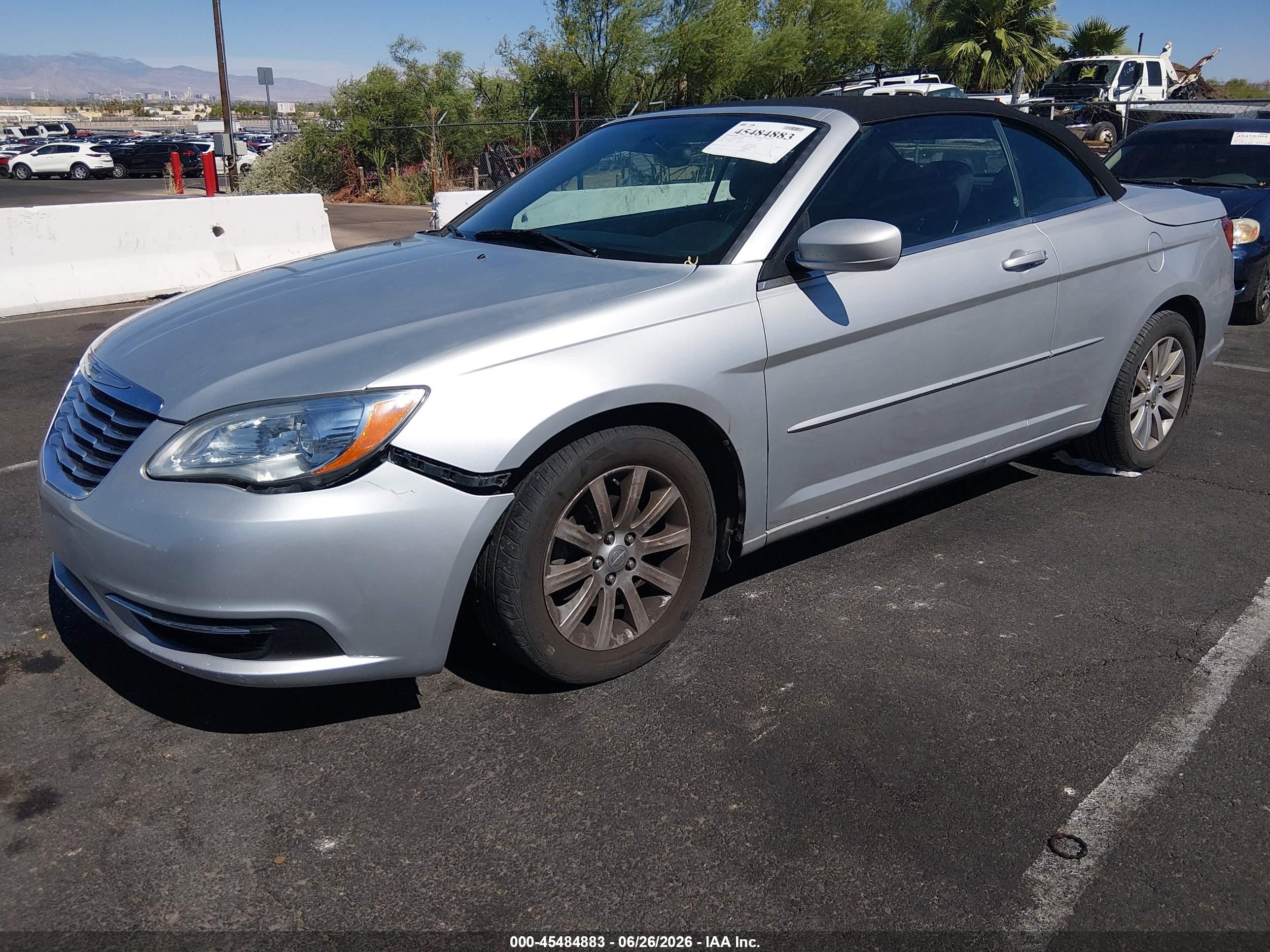 2012 Chrysler 200 Touring Silver vin: 1C3BCBEG0CN291449
