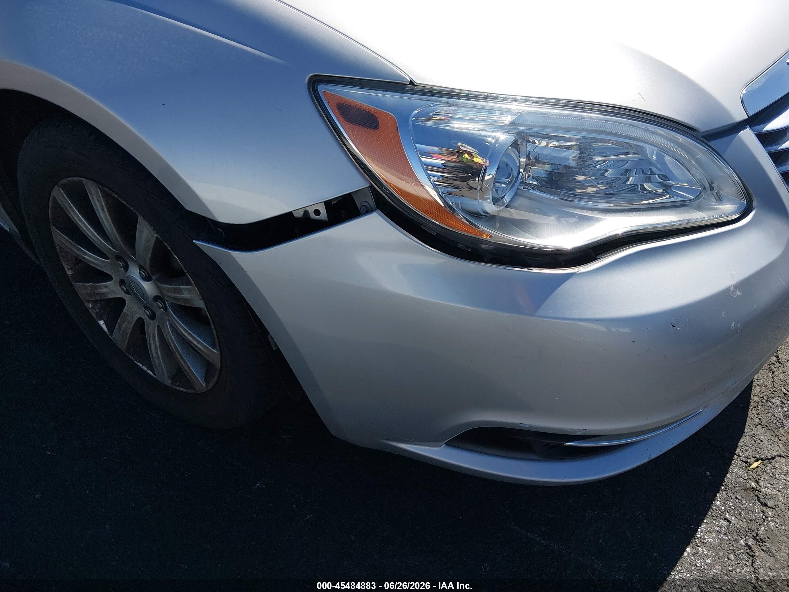 2012 Chrysler 200 Touring Silver vin: 1C3BCBEG0CN291449