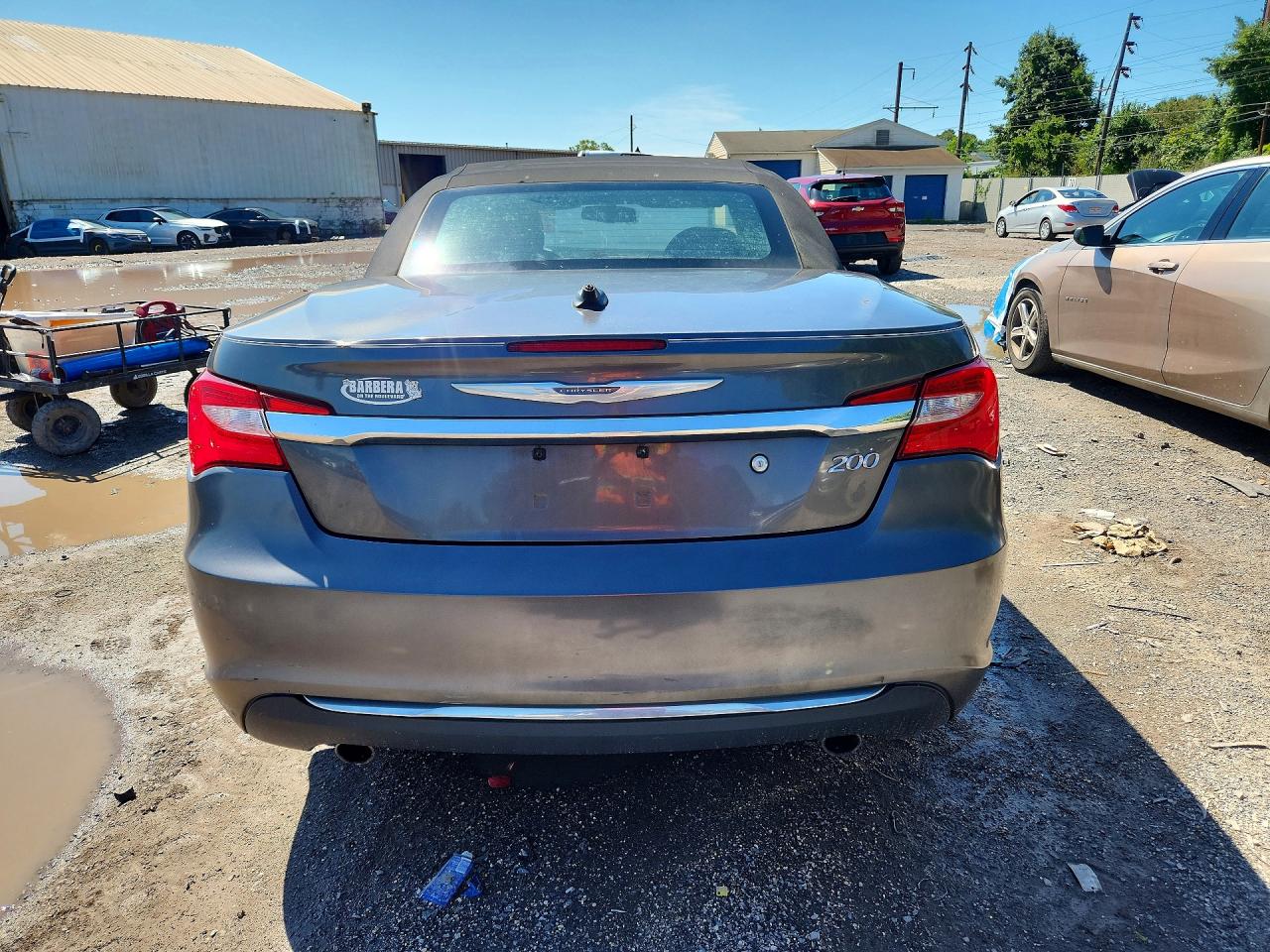 2014 Chrysler 200 Touring Gray vin: 1C3BCBEG1EN163952