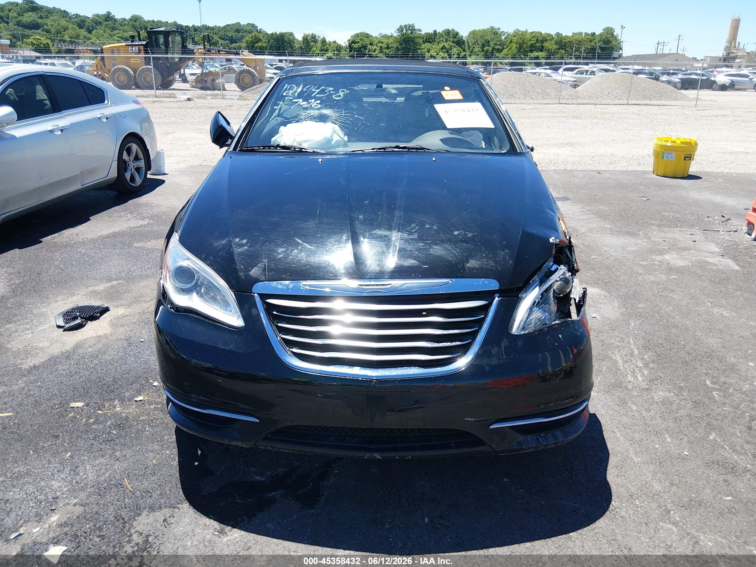 2014 Chrysler 200 Touring Black vin: 1C3BCBEG2EN127381