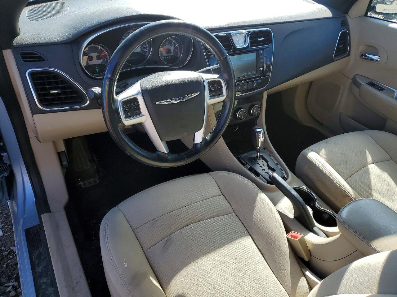 2013 Chrysler 200 Touring Blue vin: 1C3BCBEG3DN738602