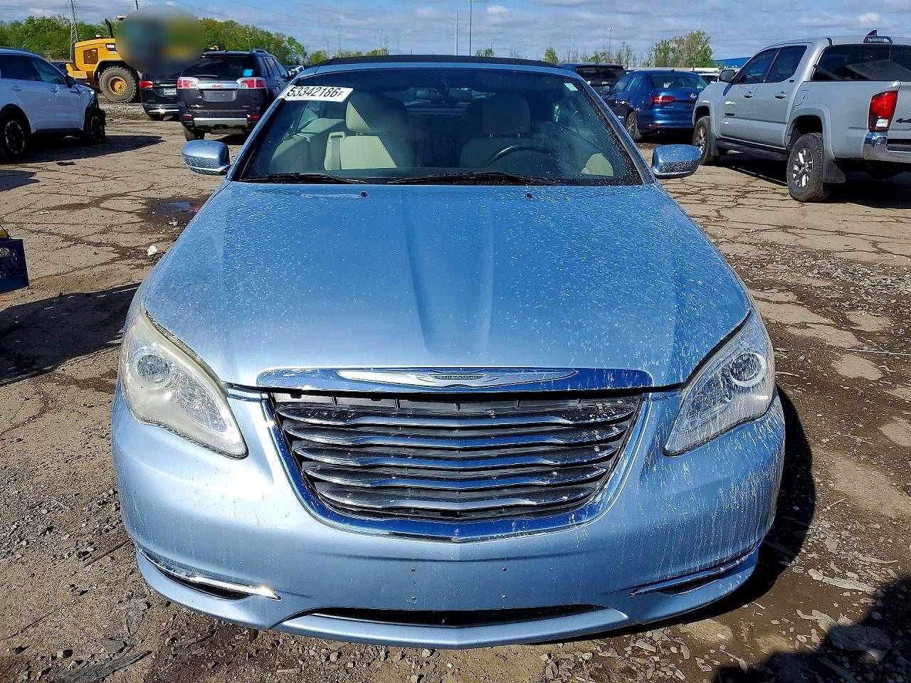 2013 Chrysler 200 Touring Blue vin: 1C3BCBEG3DN738602