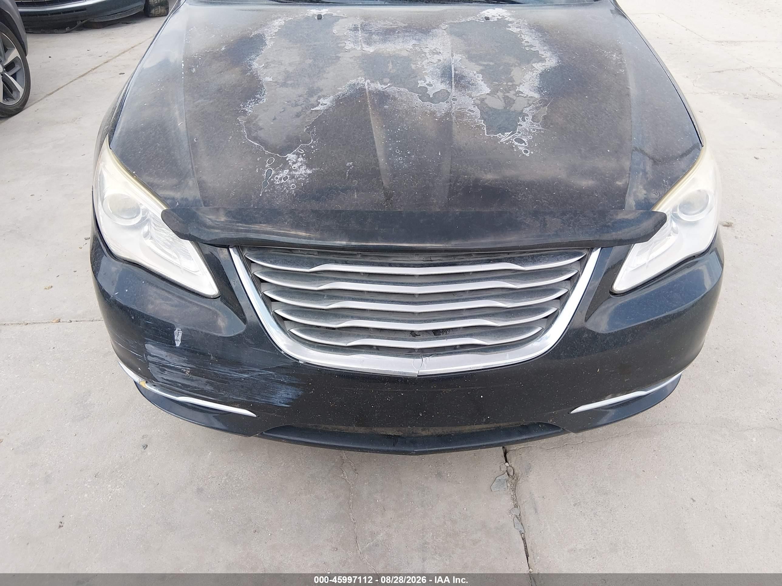 2013 Chrysler 200 Touring Black vin: 1C3BCBEG5DN501030