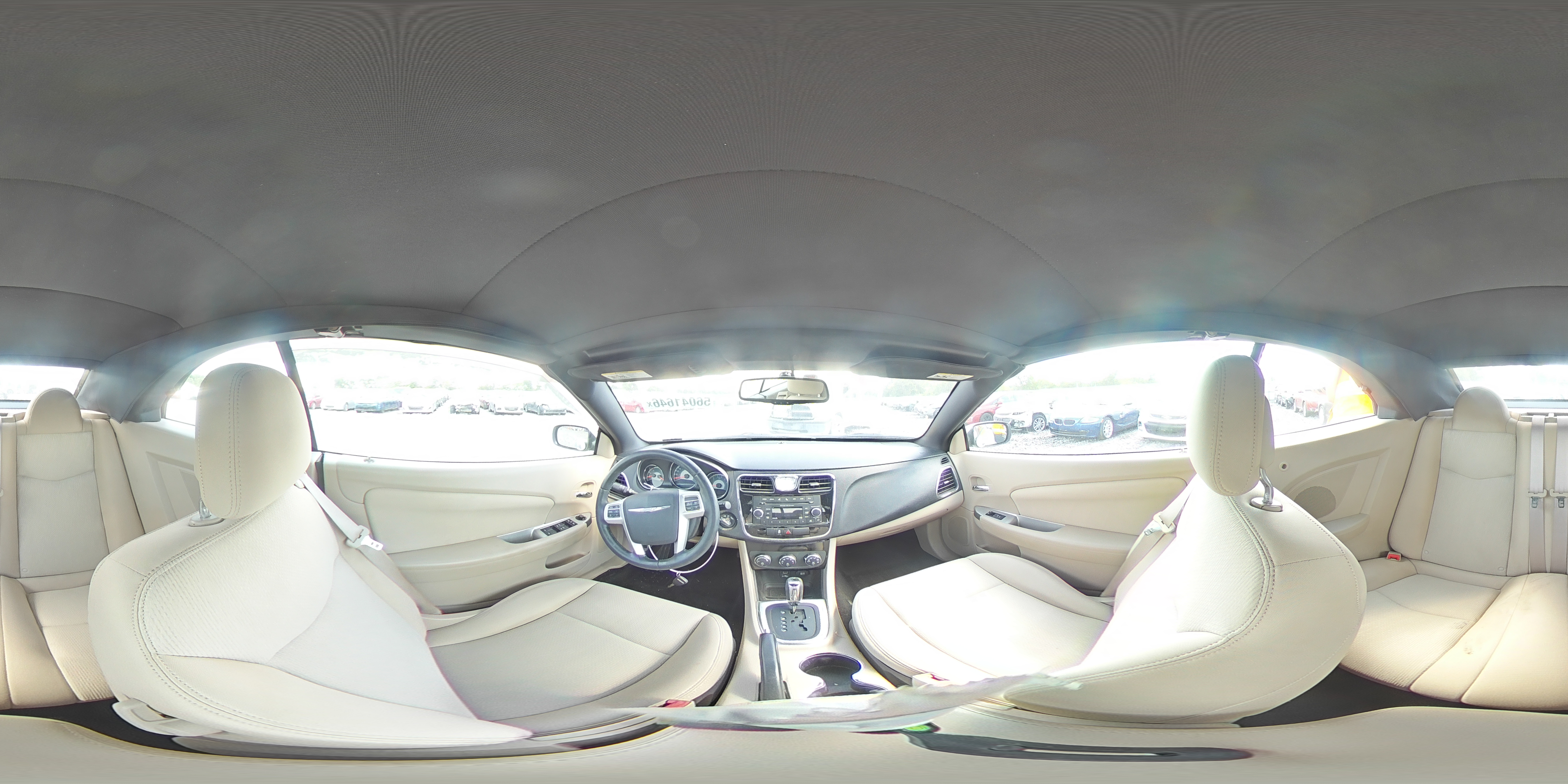 2012 Chrysler 200 Touring White vin: 1C3BCBEG8CN255556