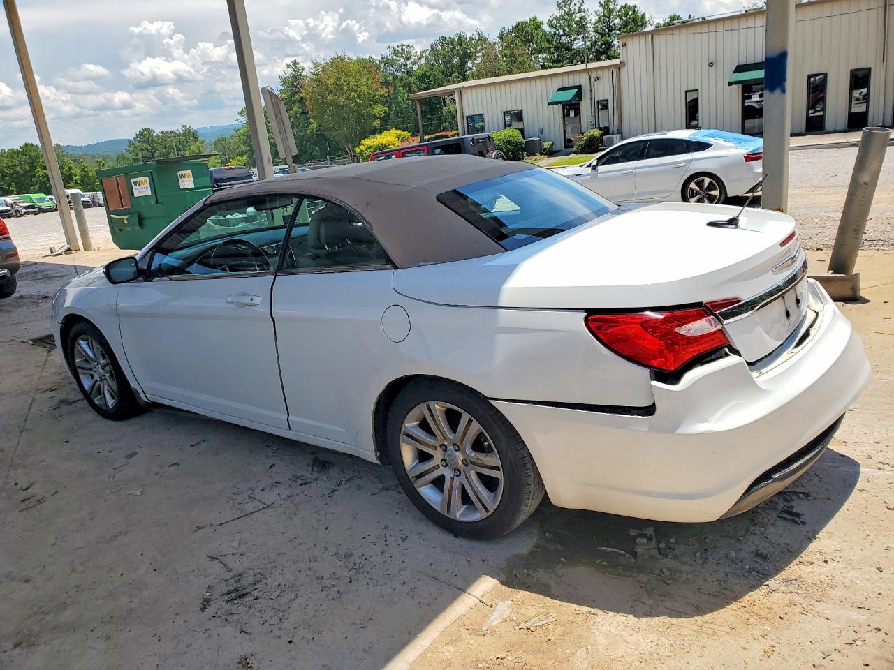 2012 Chrysler 200 Touring White vin: 1C3BCBEGXCN217441