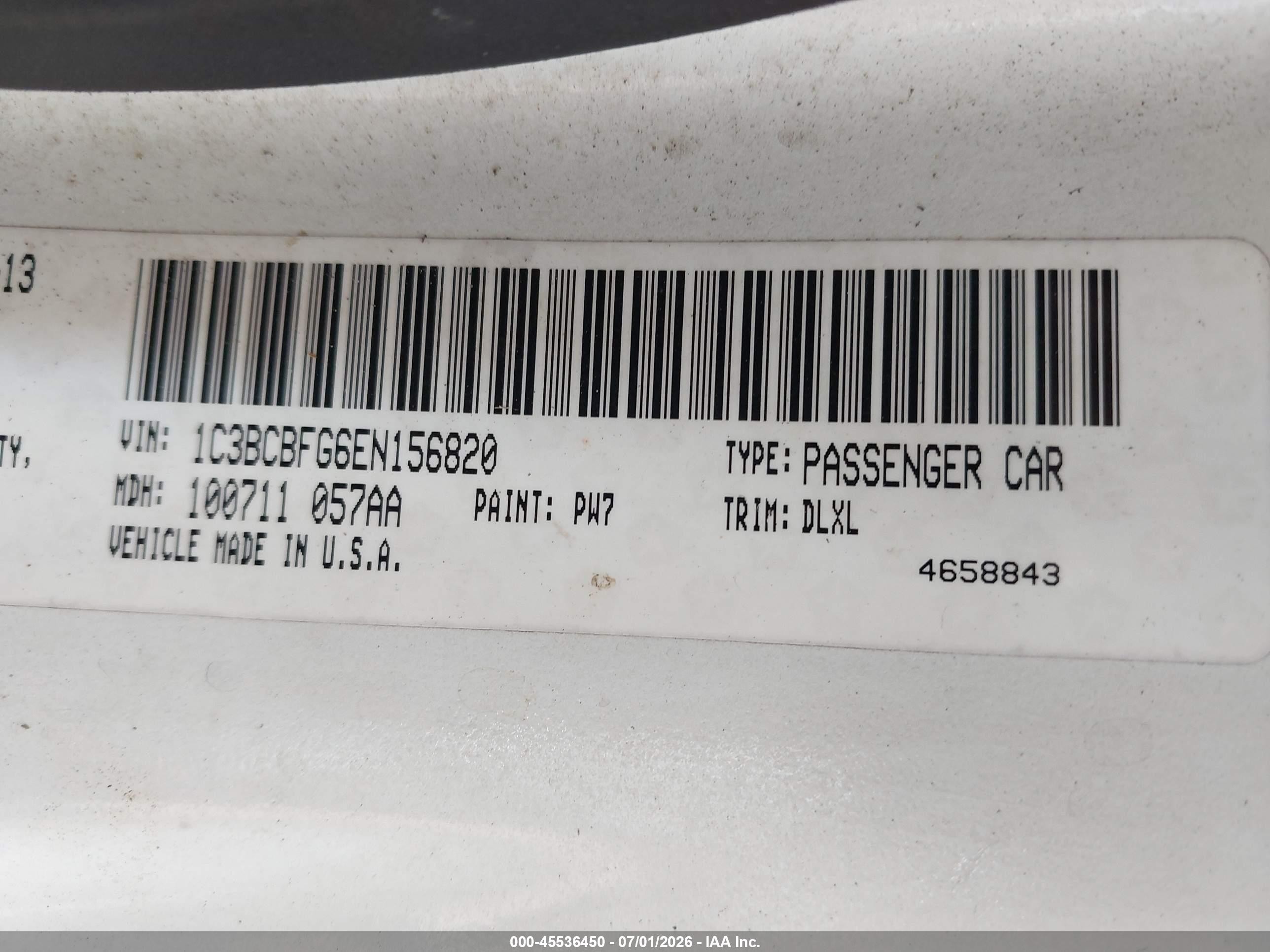 2014 Chrysler 200 Limited White vin: 1C3BCBFG6EN156820