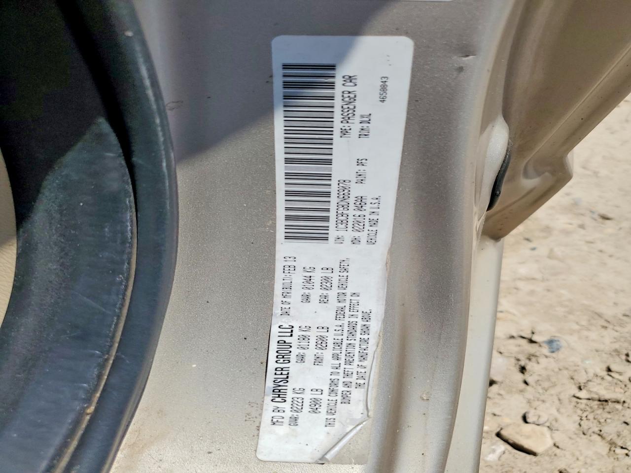 2013 Chrysler 200 Limited Beige vin: 1C3BCBFG8DN669078