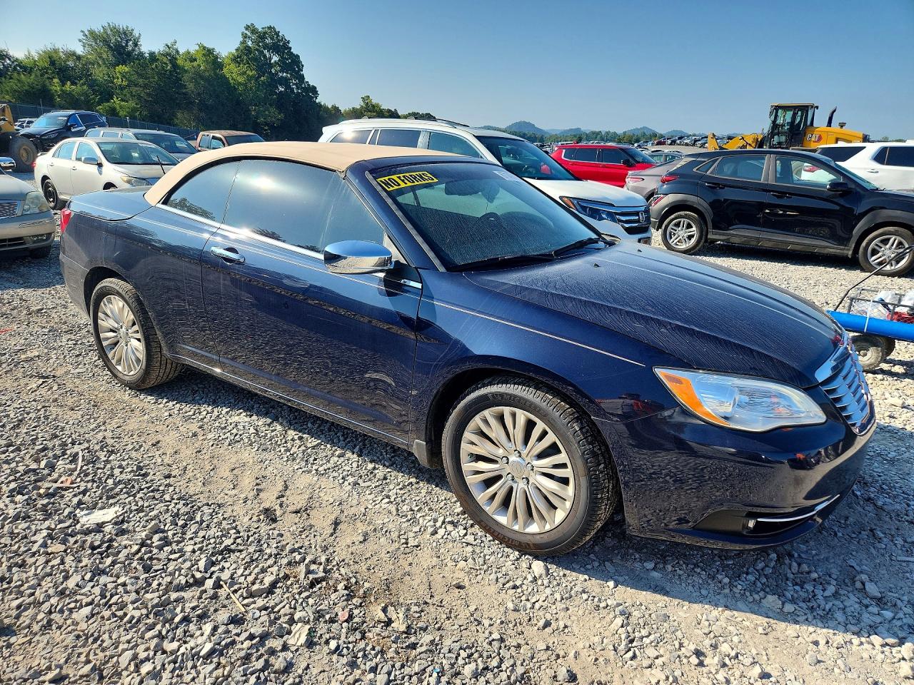 2014 Chrysler 200 Blue vin: 1C3BCBFG8EN134978