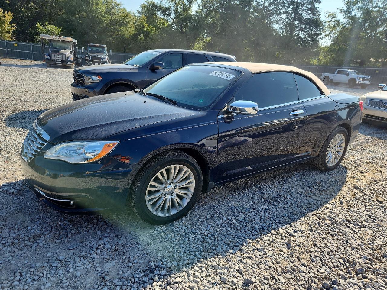2014 Chrysler 200 Blue vin: 1C3BCBFG8EN134978