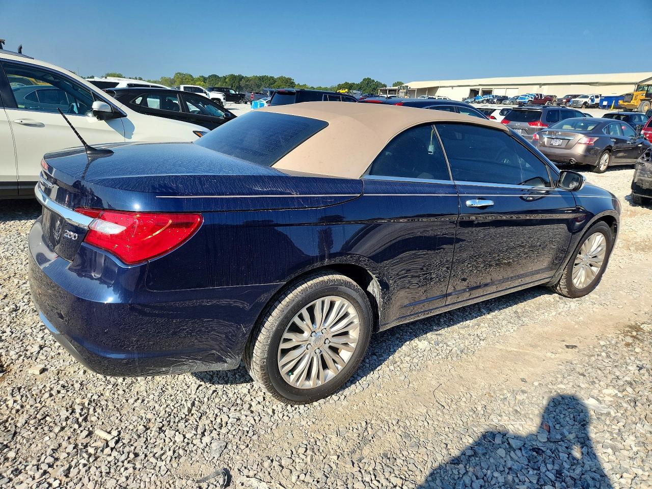 2014 Chrysler 200 Blue vin: 1C3BCBFG8EN134978