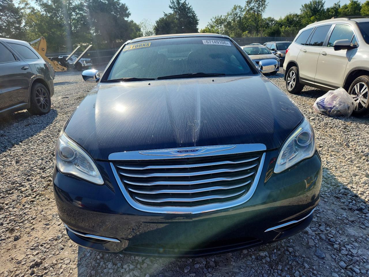 2014 Chrysler 200 Blue vin: 1C3BCBFG8EN134978