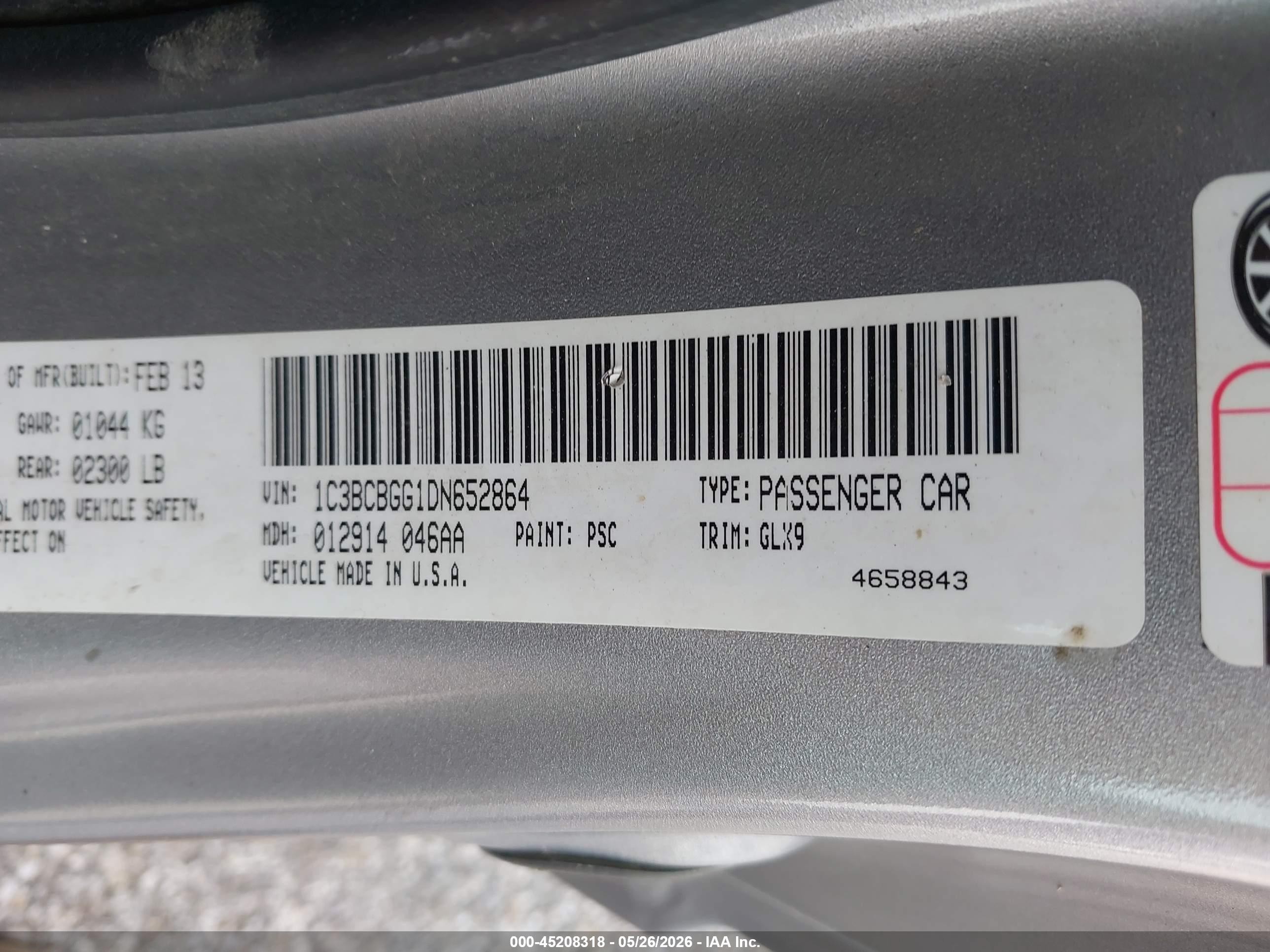 2013 Chrysler 200 S Silver vin: 1C3BCBGG1DN652864